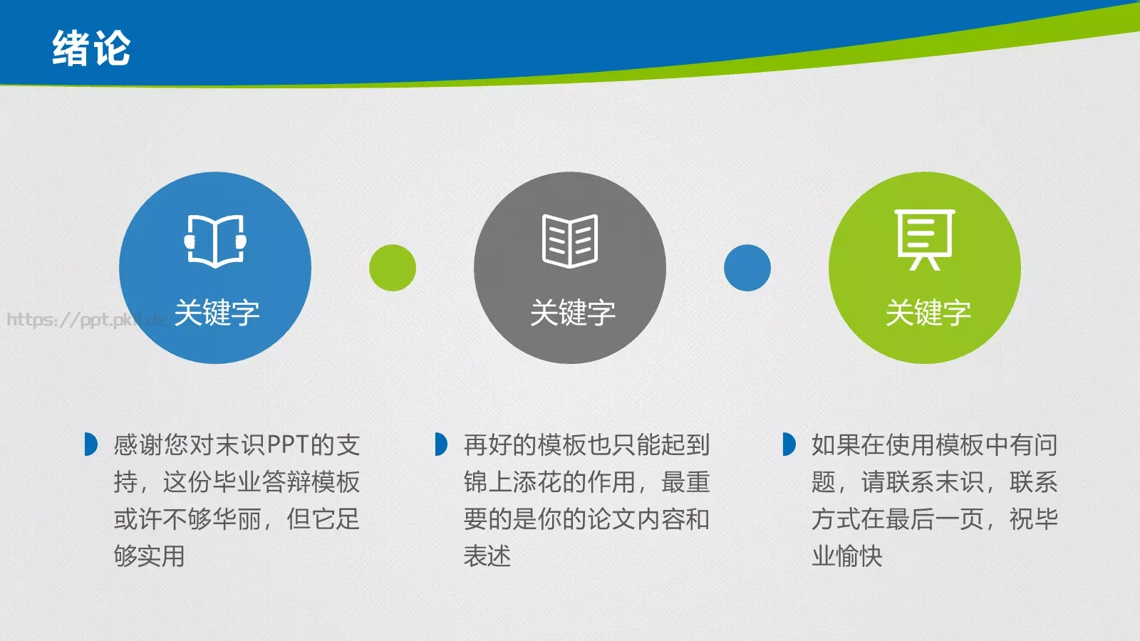 毕业论文答辩PPT模板 第 7 页预览图