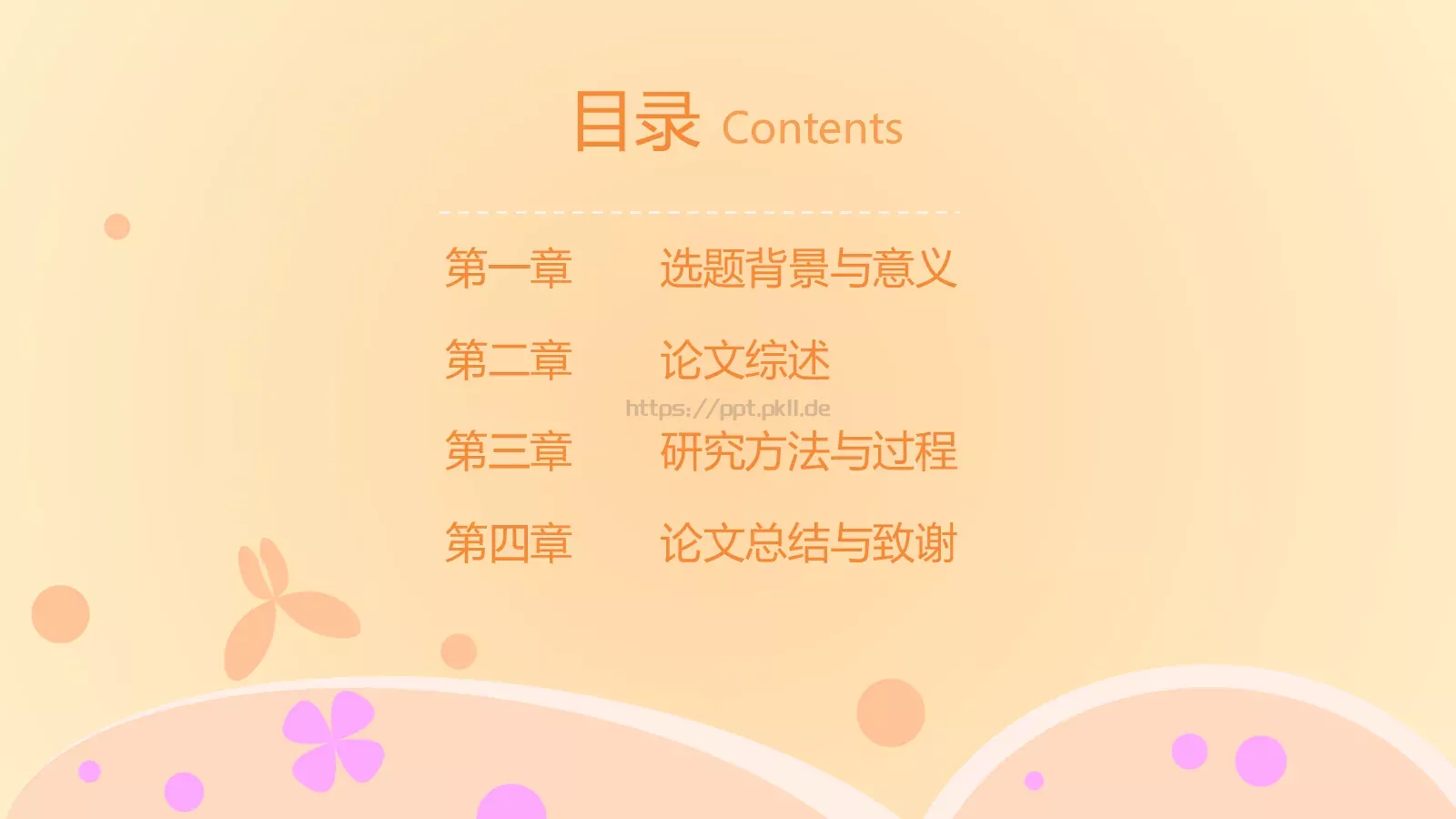 蝶恋花毕业答辩模板 第 2 页缩略图