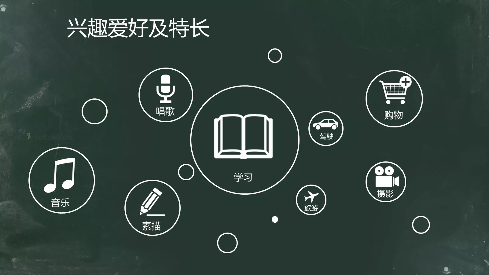 平面设计应聘简历PPT模板 第 9 页预览图