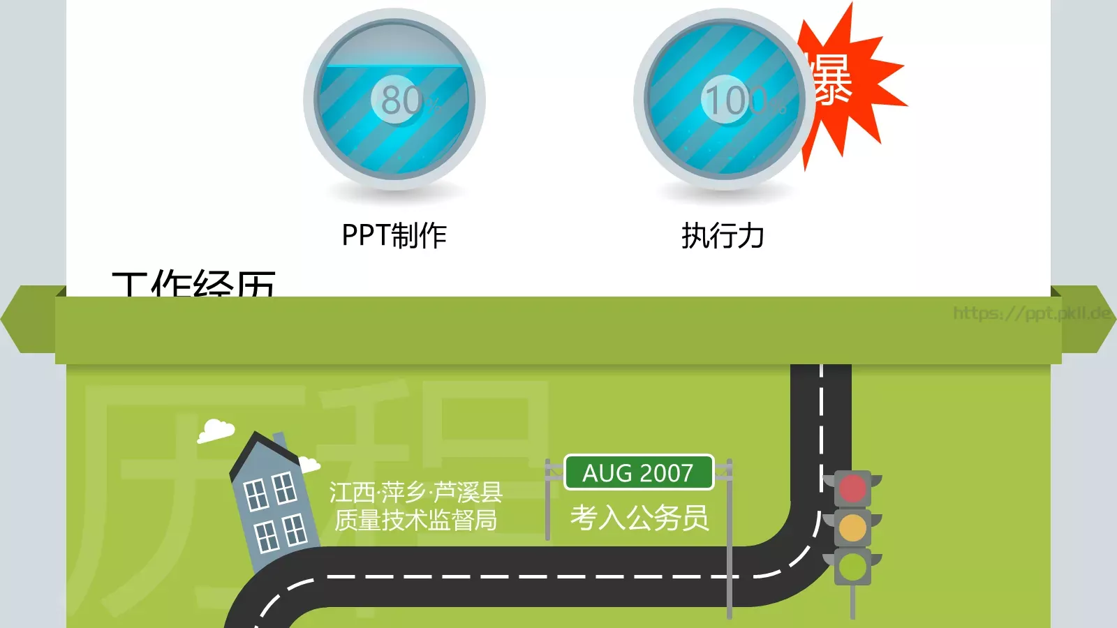 哈尔滨工业大学本科个人简历PPT模板 第 3 页缩略图