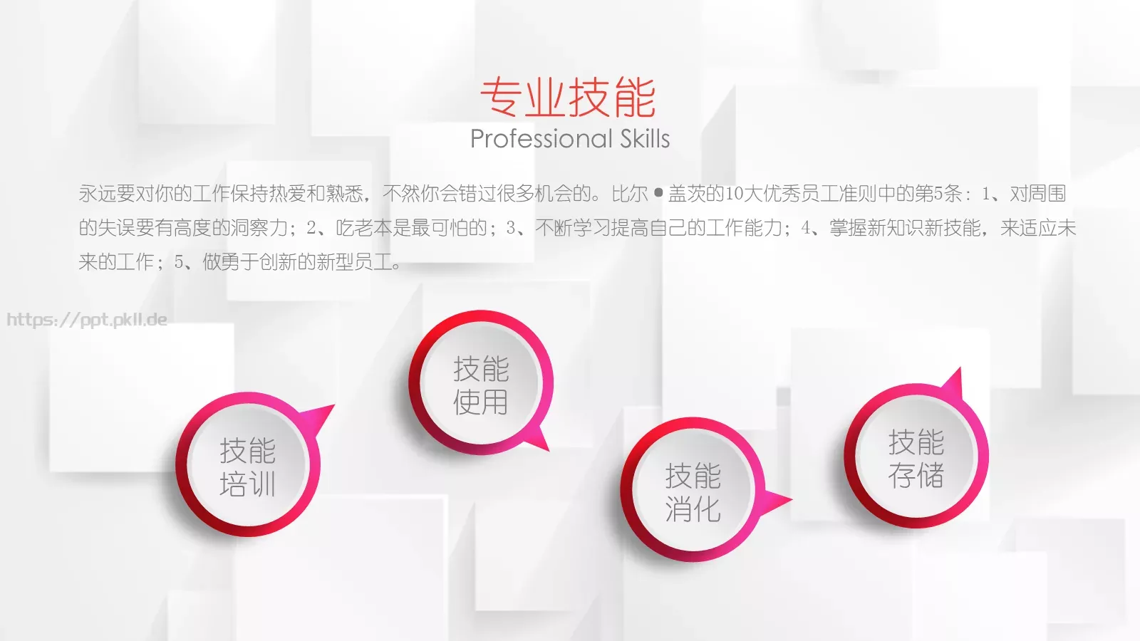时尚竞聘求职简历PPT模板 第 18 页预览图