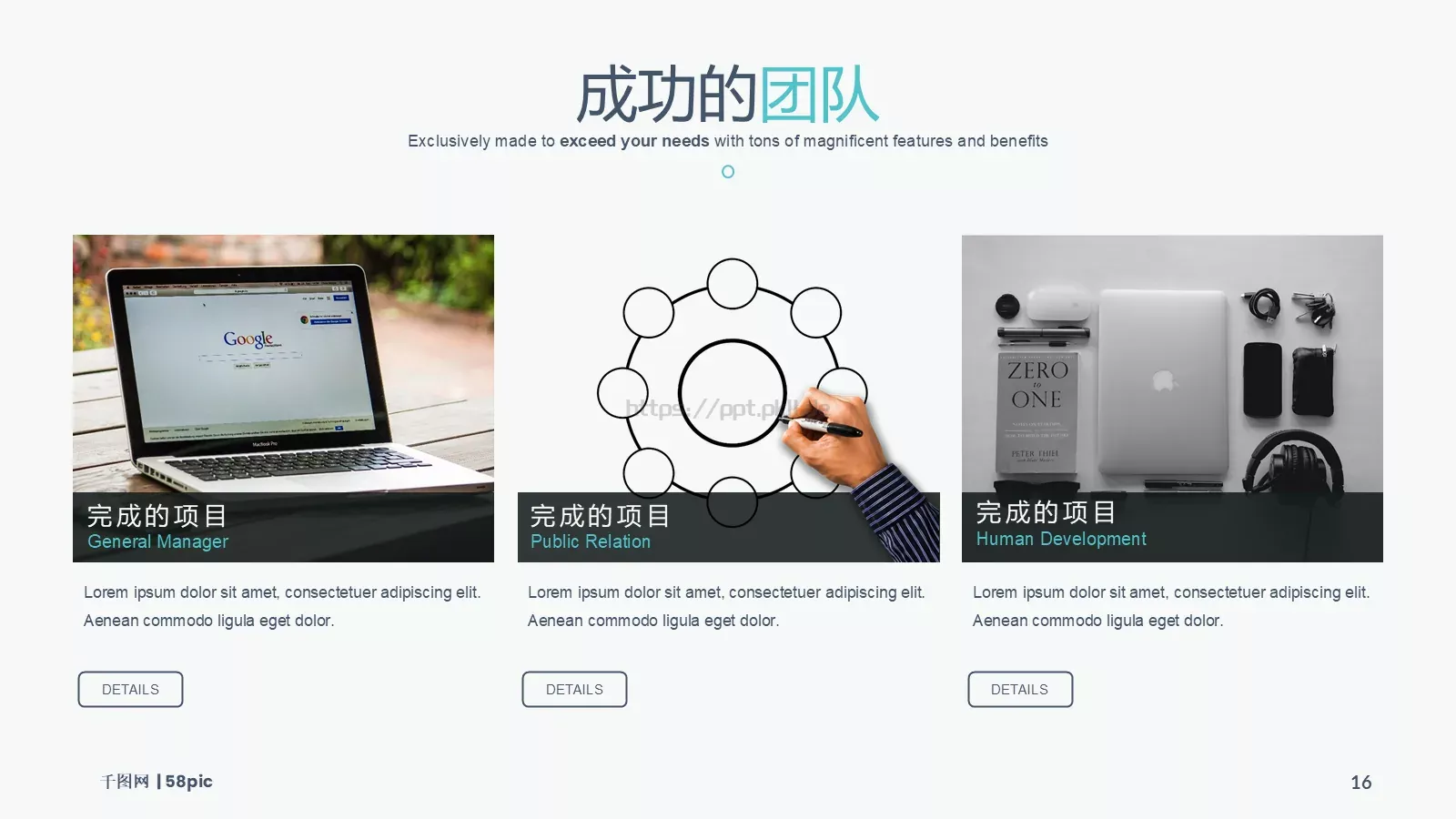 年度工作总结与计划PPT模板 第 16 页预览图