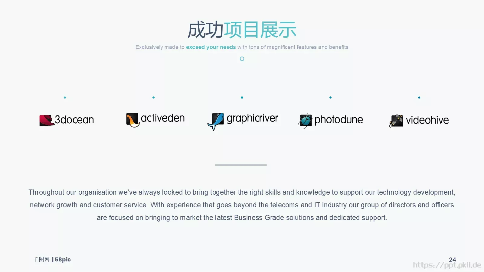 年度工作总结与计划PPT模板 第 24 页预览图