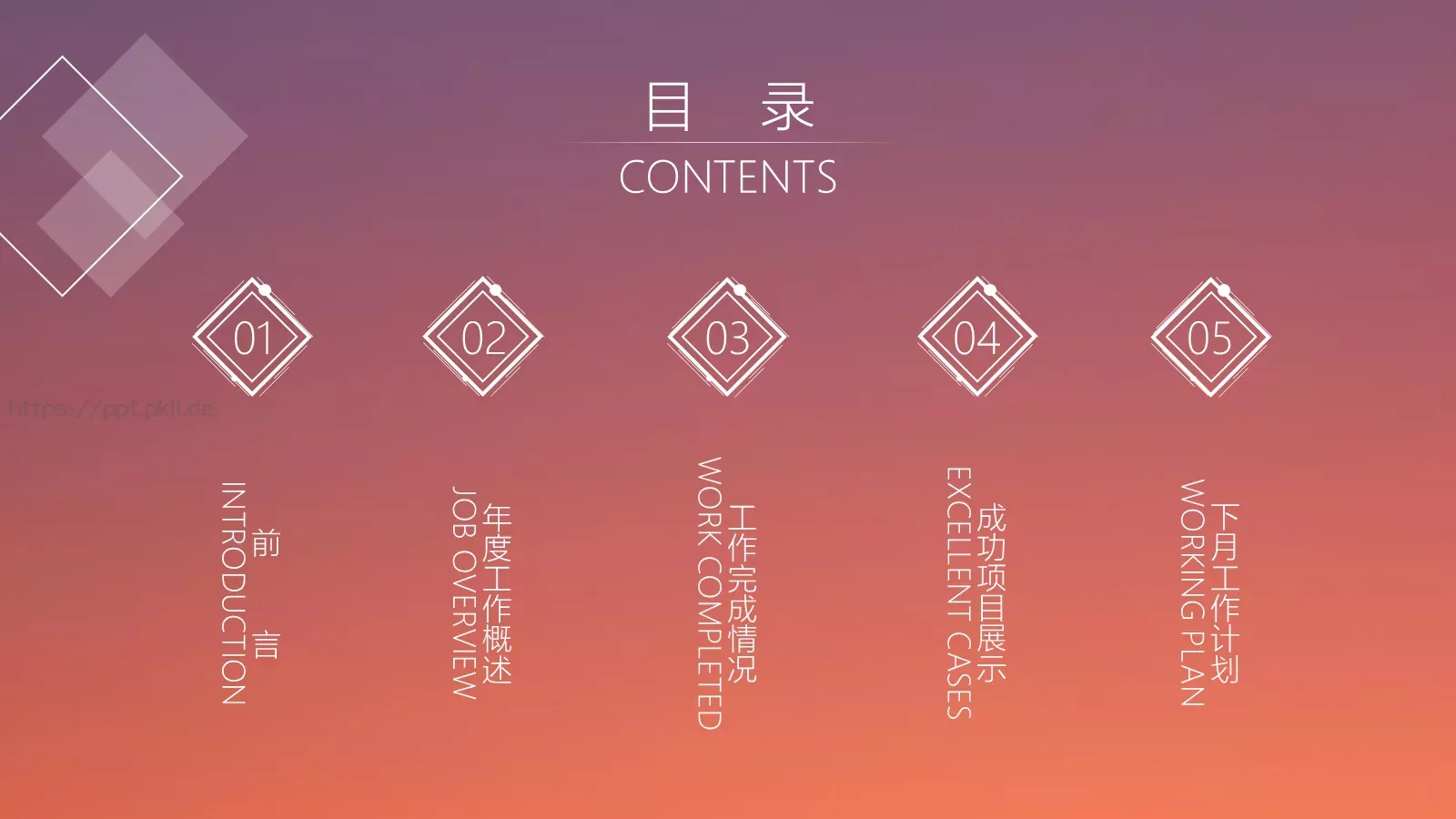 月度计划总结汇报PPT模板 第 2 页缩略图