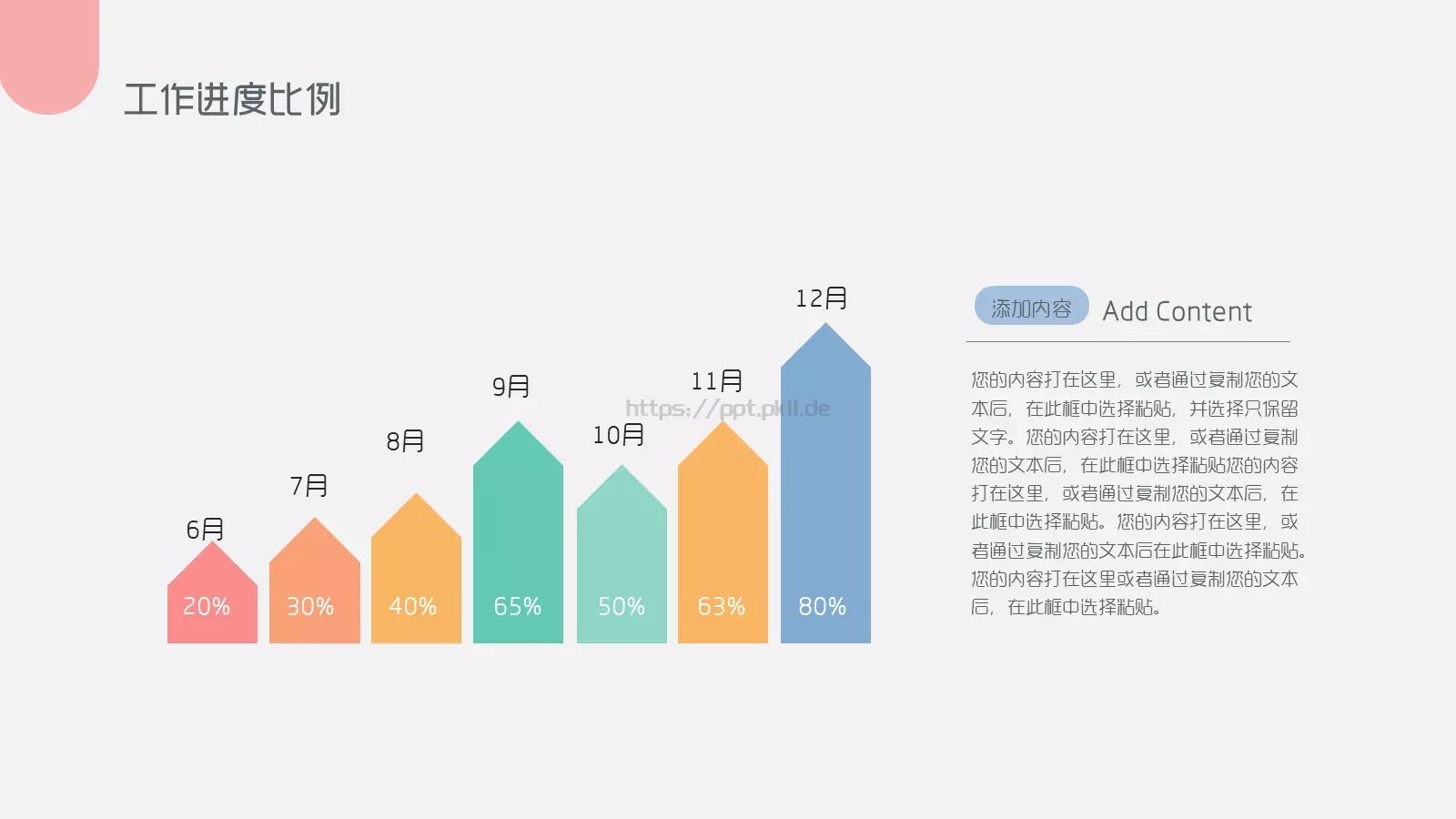 年中年终商务工作总结与计划PPT模板 第 8 页预览图
