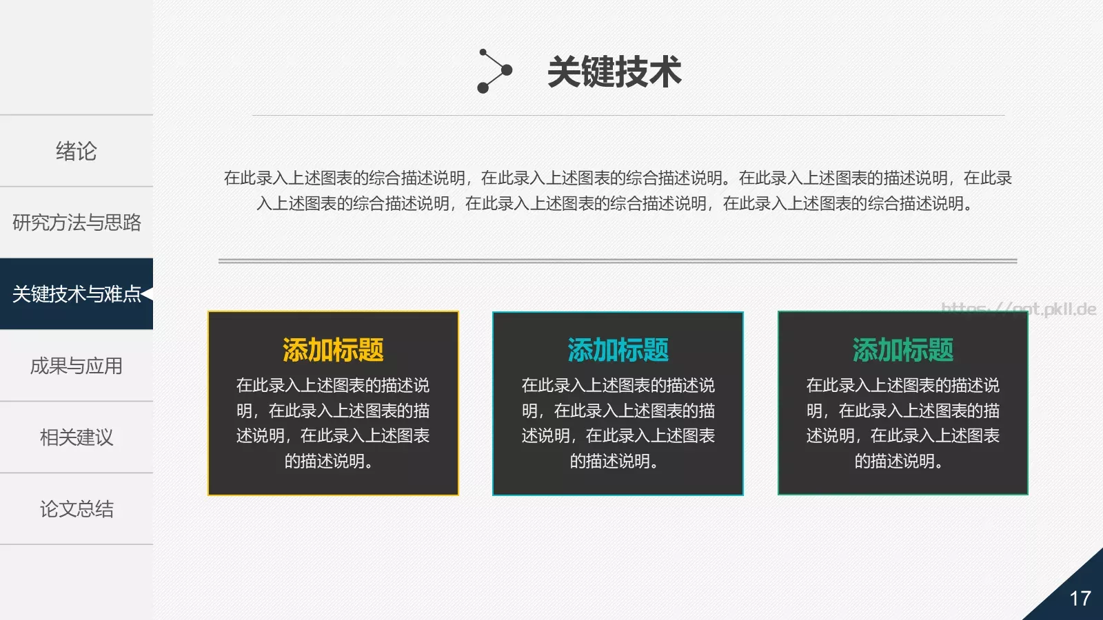 论文答辩PPT模板 第 17 页预览图