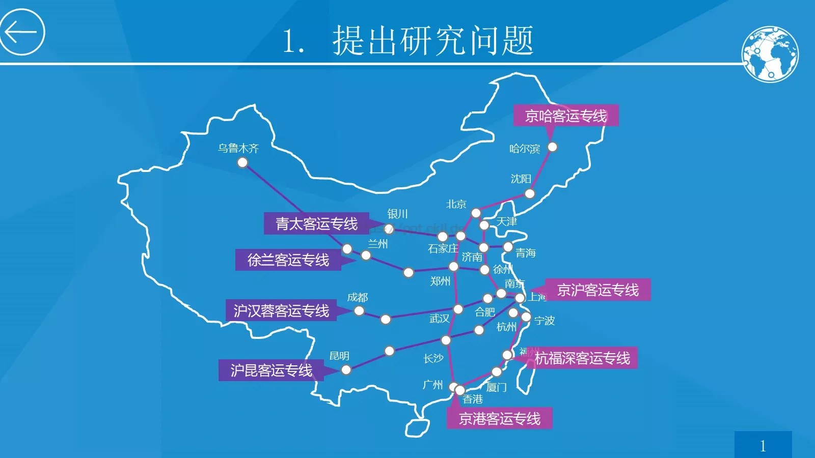 高速铁路枢纽论文答辩PPT模板 第 4 页缩略图