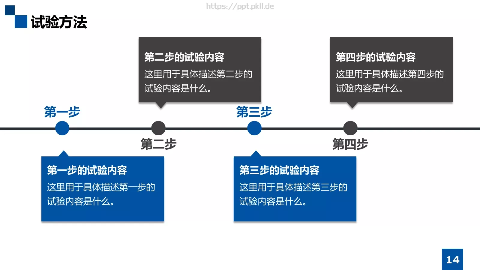 课堂学术汇报答辩PPT模板 第 14 页预览图