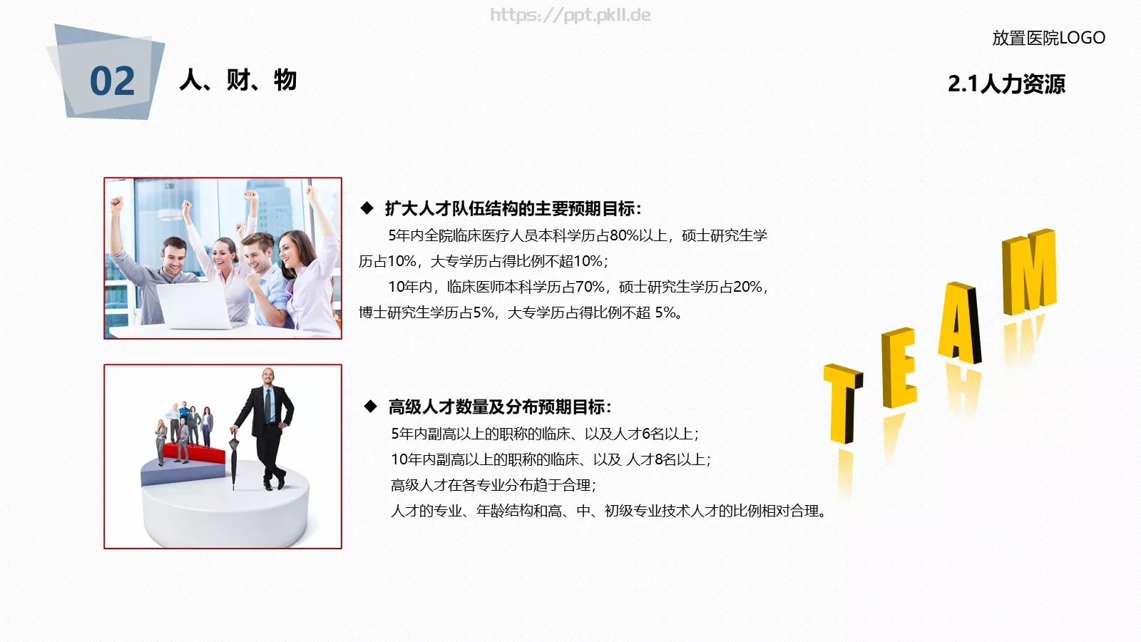 医院年度工作总结报告PPT模板 第 23 页预览图