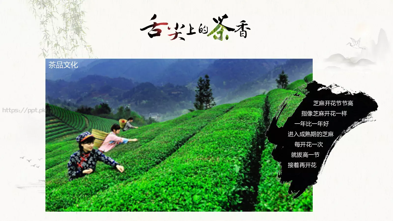 清明节PPT模板 第 20 页预览图