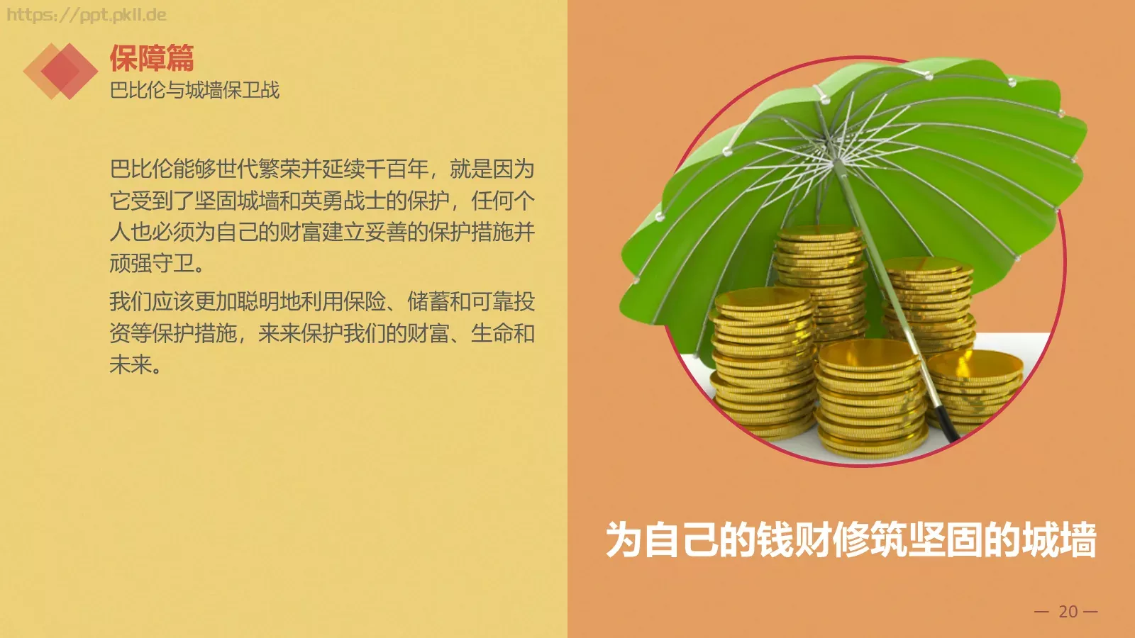 金融理财通用PPT模板 第 20 页预览图