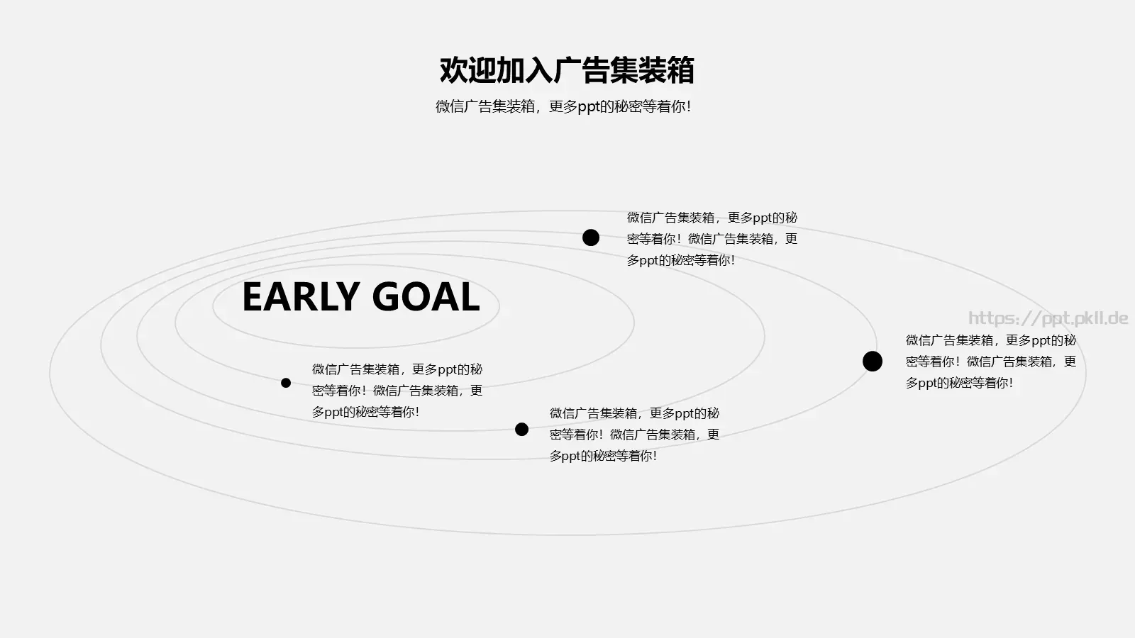 年中总结报告PPT模板 第 4 页缩略图