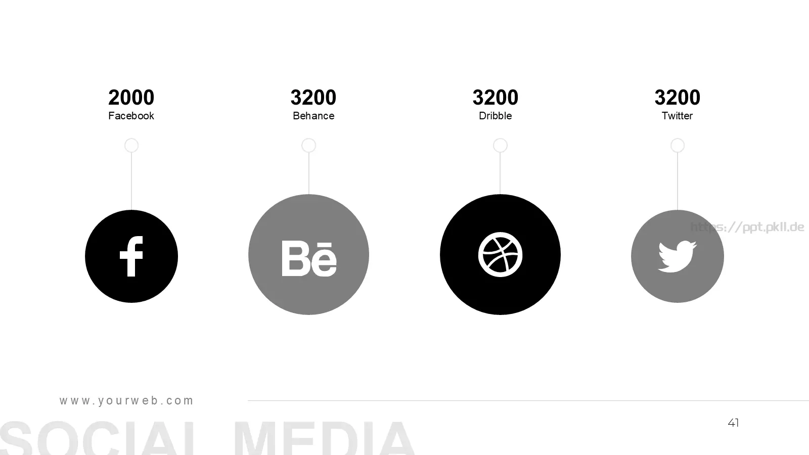 黑白极简商务通用模板 第 41 页预览图