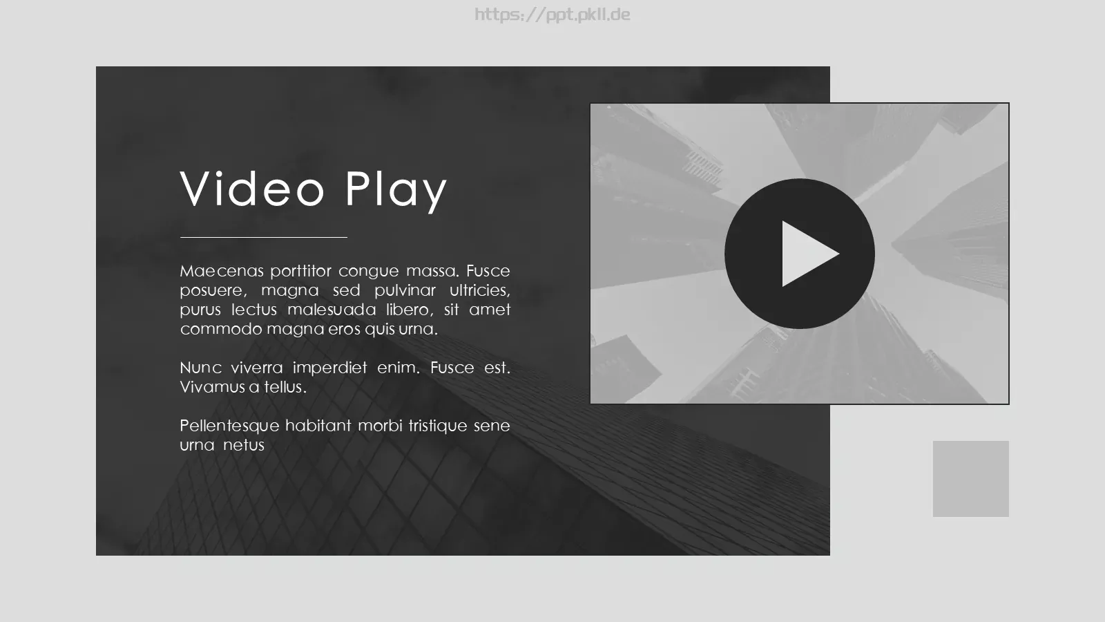 黑白极简商务通用模板 第 10 页预览图