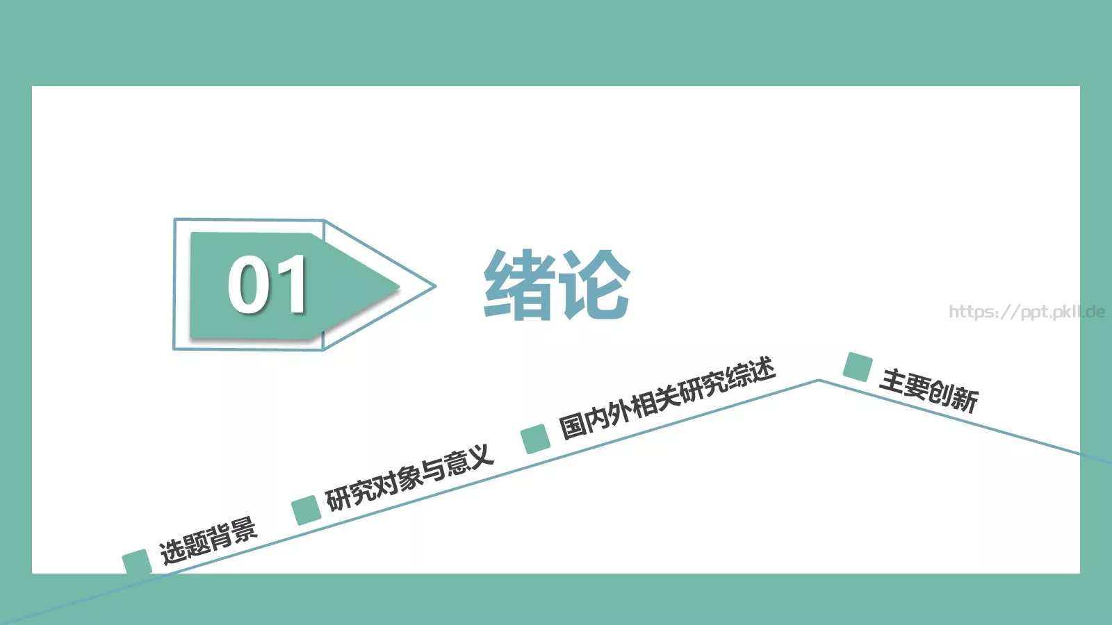 毕业论文答辩PPT模板 第 3 页缩略图