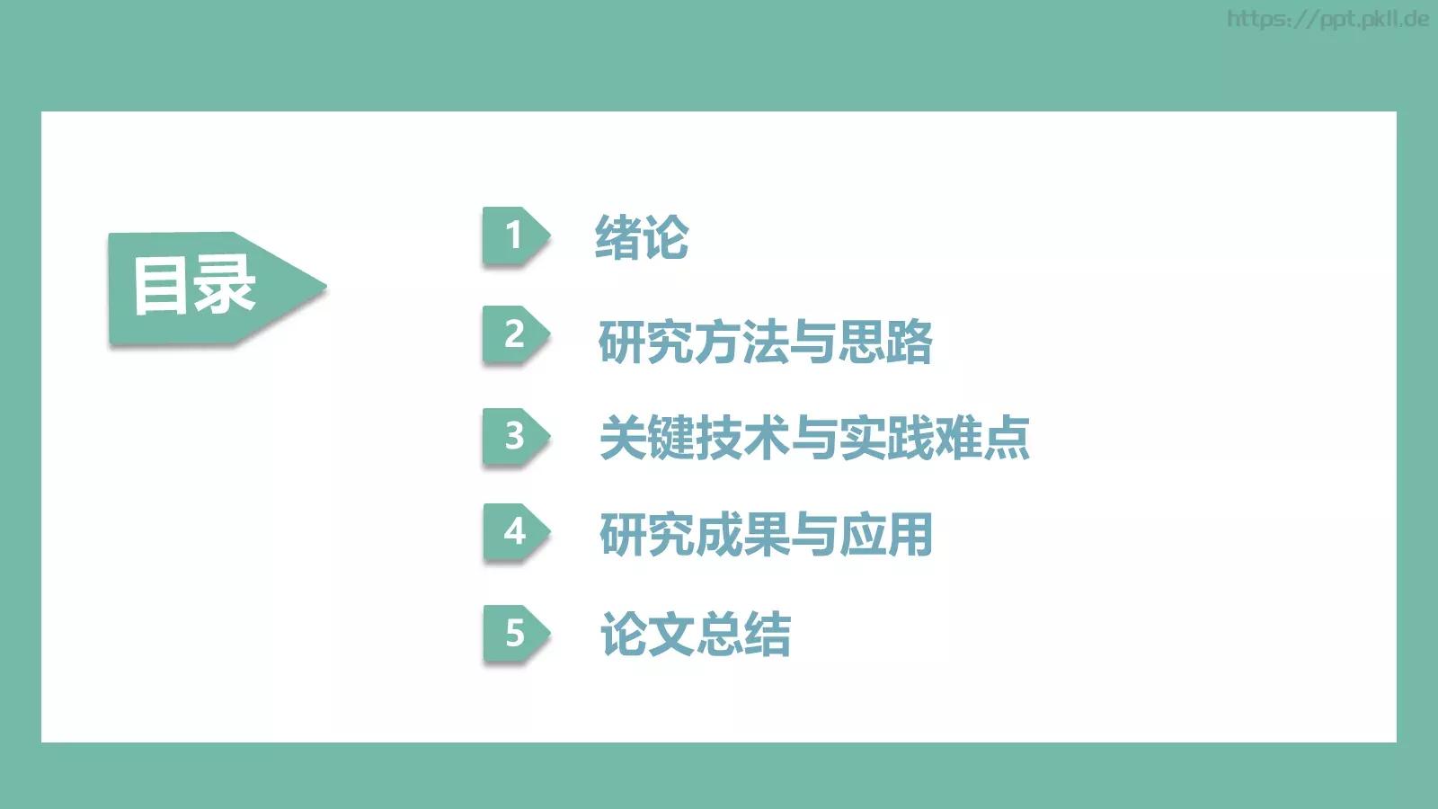 毕业论文答辩PPT模板 第 2 页缩略图