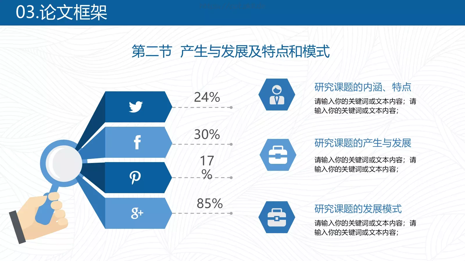 毕业设计开题报告PPT模板 第 15 页预览图