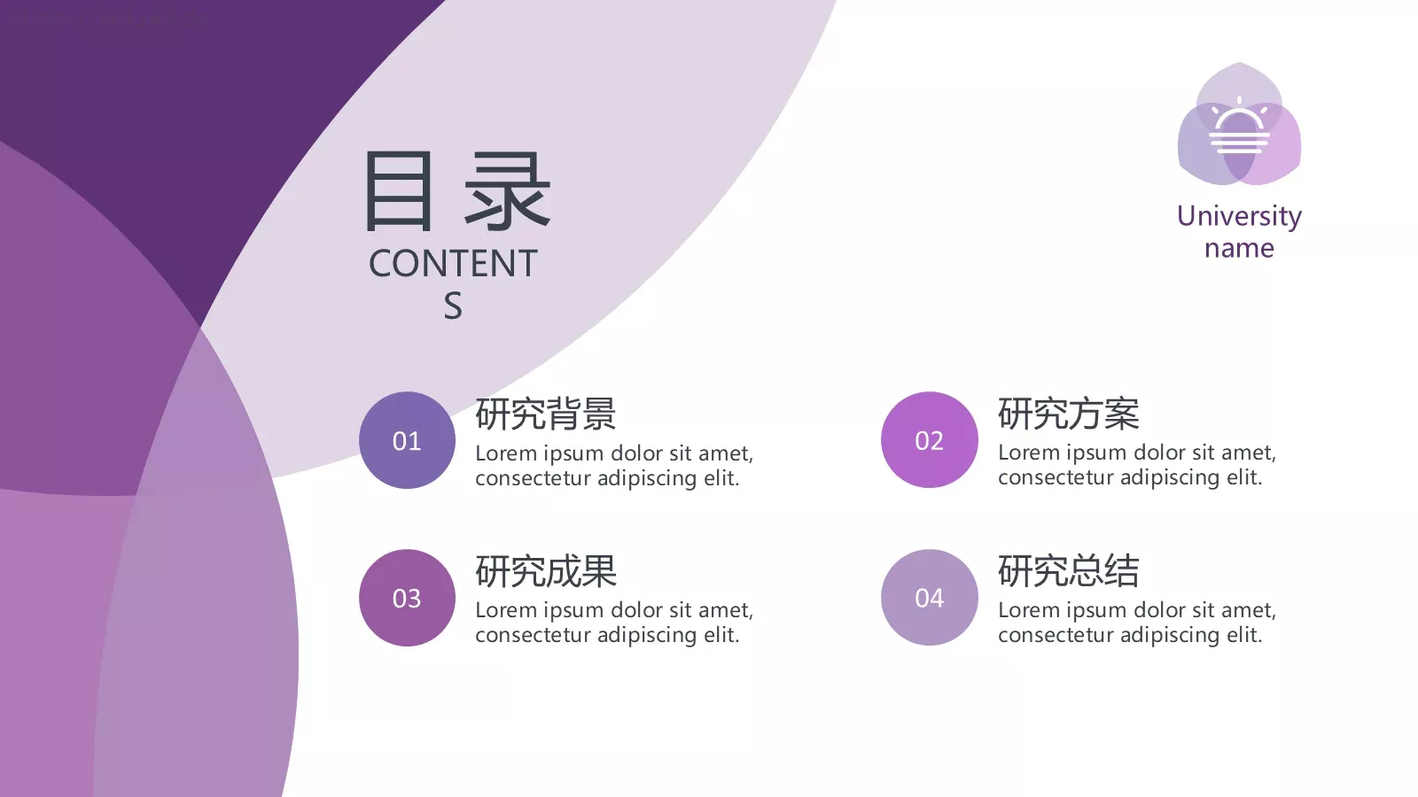 毕业答辩PPT模板 第 2 页缩略图