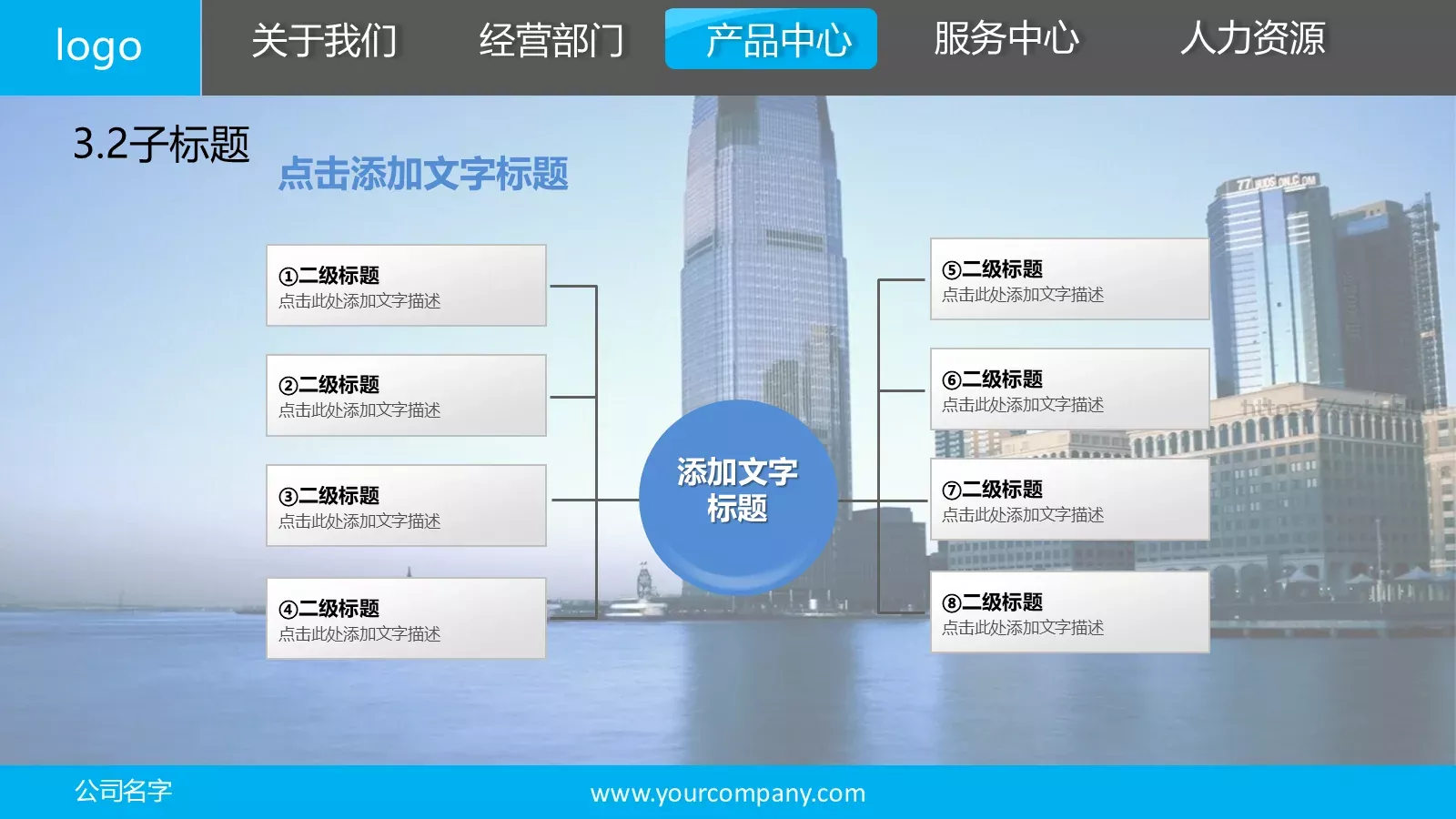 上海某公司介绍宣传PPT模板 第 20 页预览图