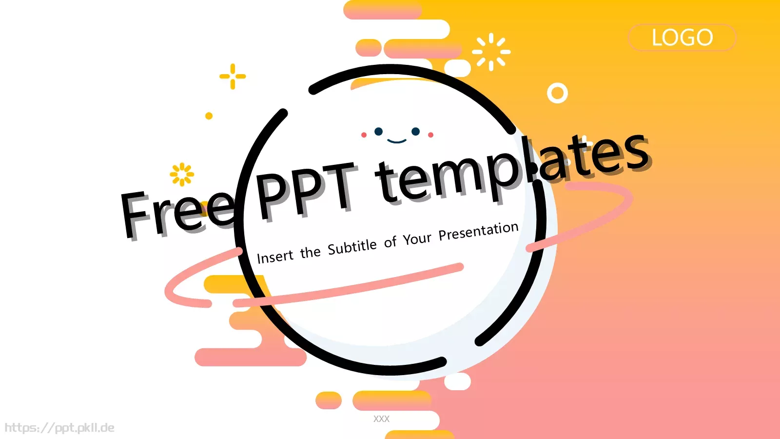 卡通 MBE 风格通用PPT模板 封面图