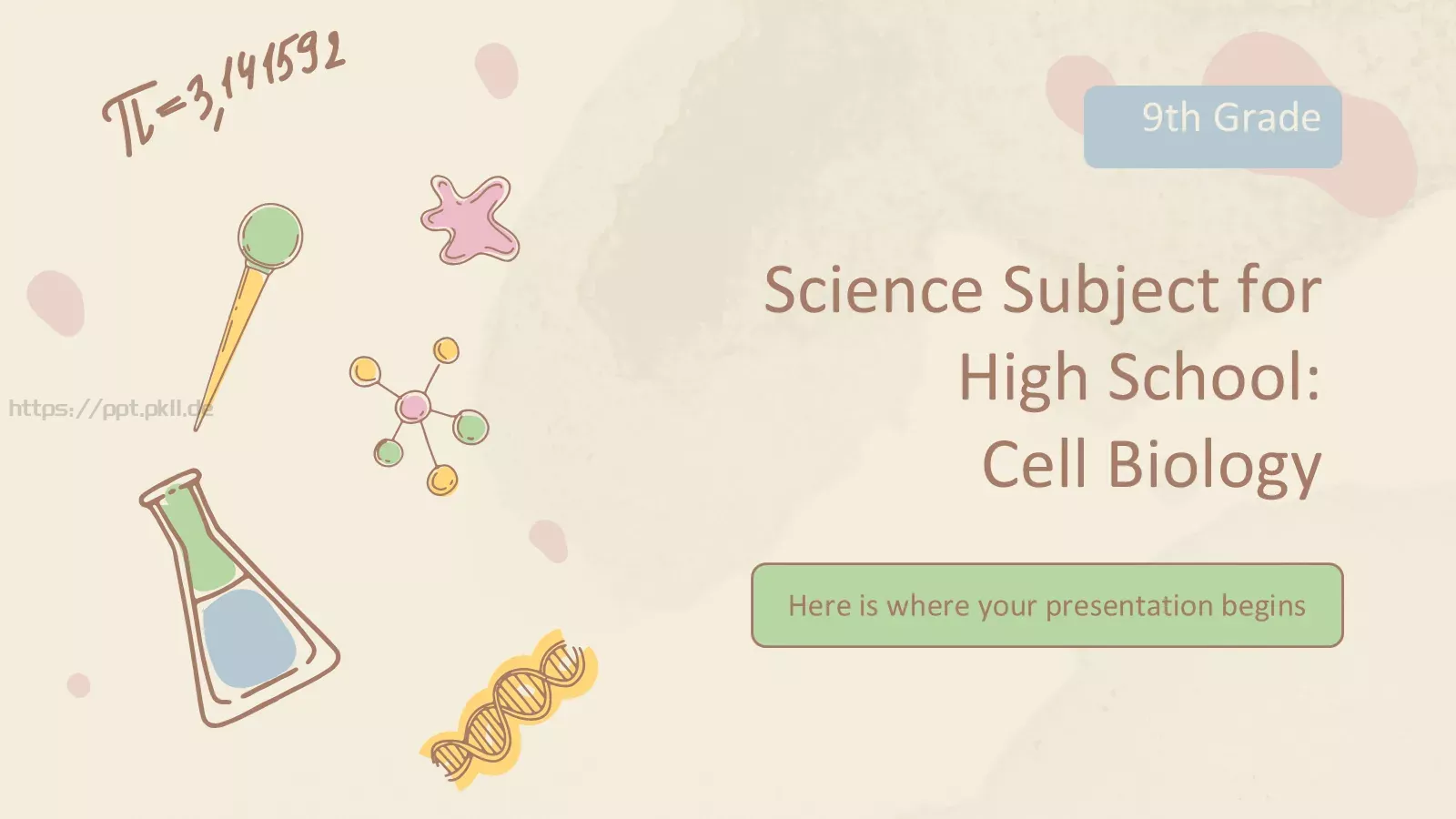 九年级细胞生物学科学课件 封面图