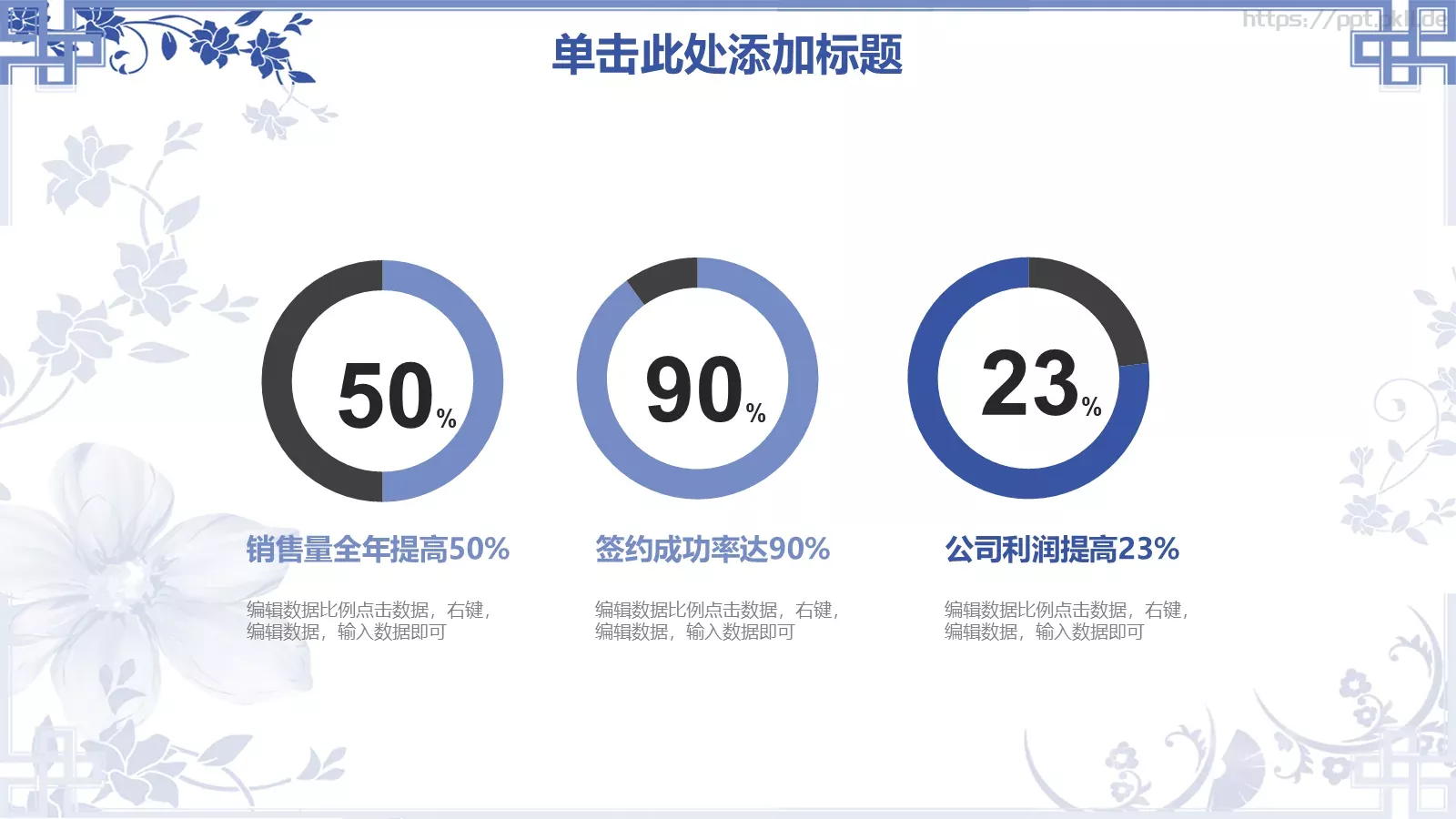 青花瓷中式幻灯片PPT模板 第 29 页预览图