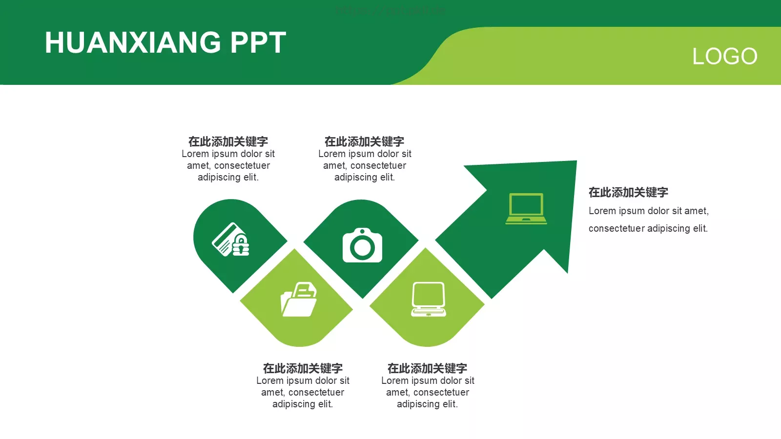 绿色通用PPT模板 第 7 页预览图
