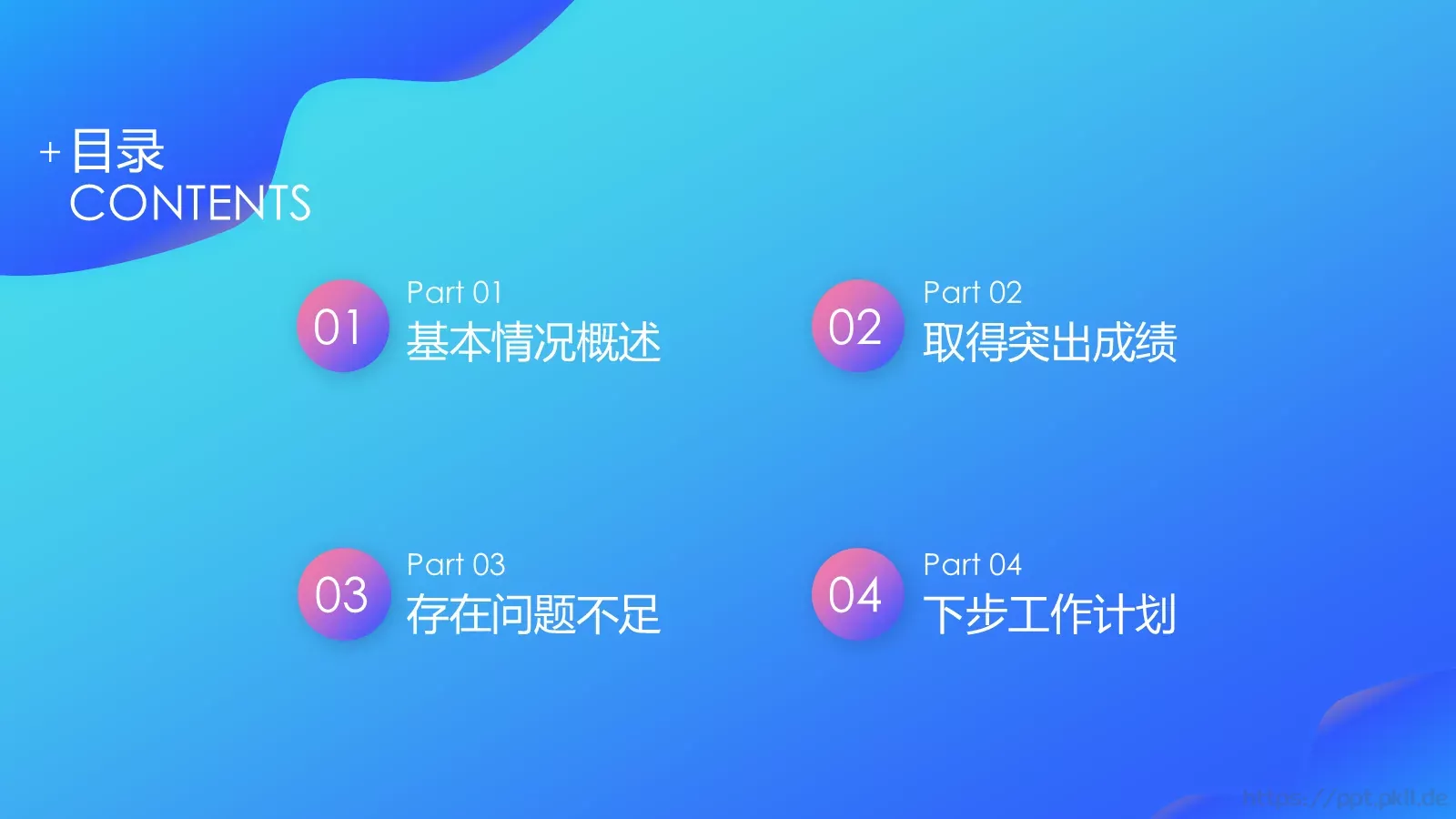 工作总结计划PPT模板 第 2 页缩略图