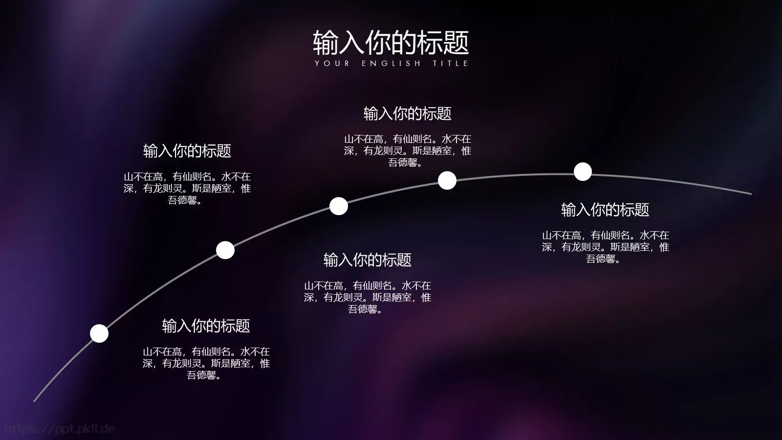流体渐变商务汇报PPT模板 第 4 页缩略图