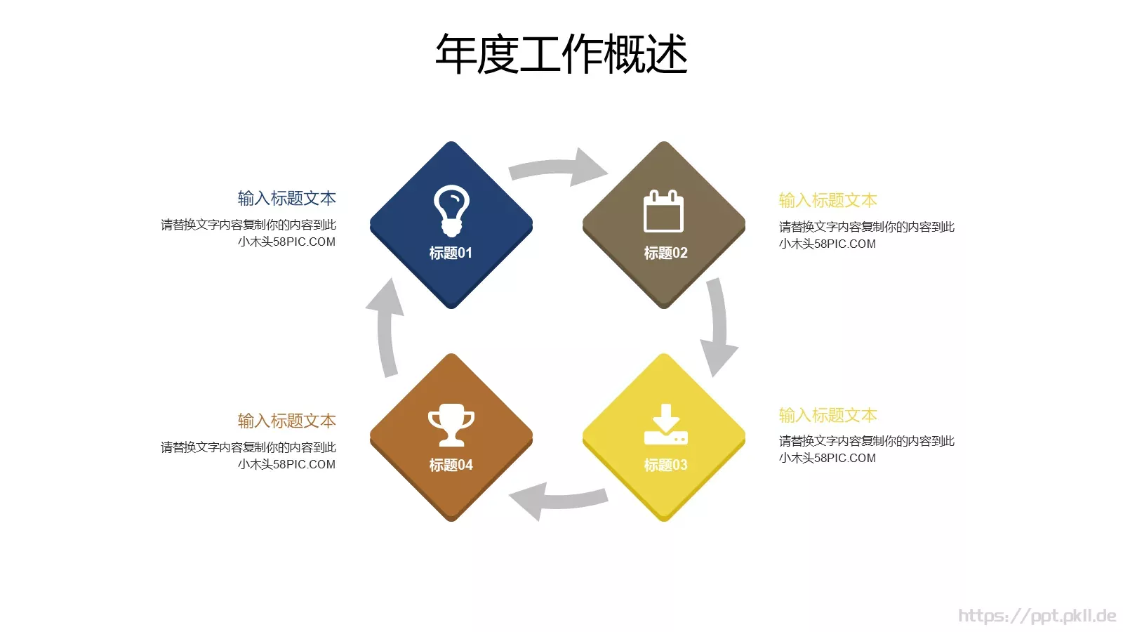 简约工作汇报PPT模板 第 20 页预览图