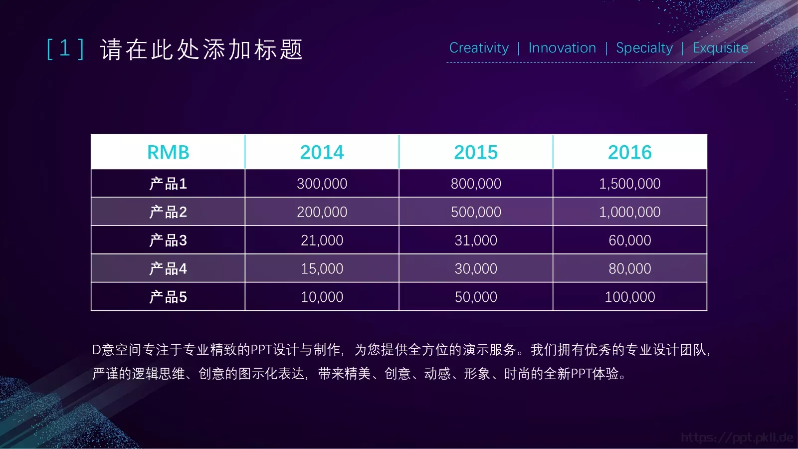 奇点科技风通用PPT模板 第 7 页预览图