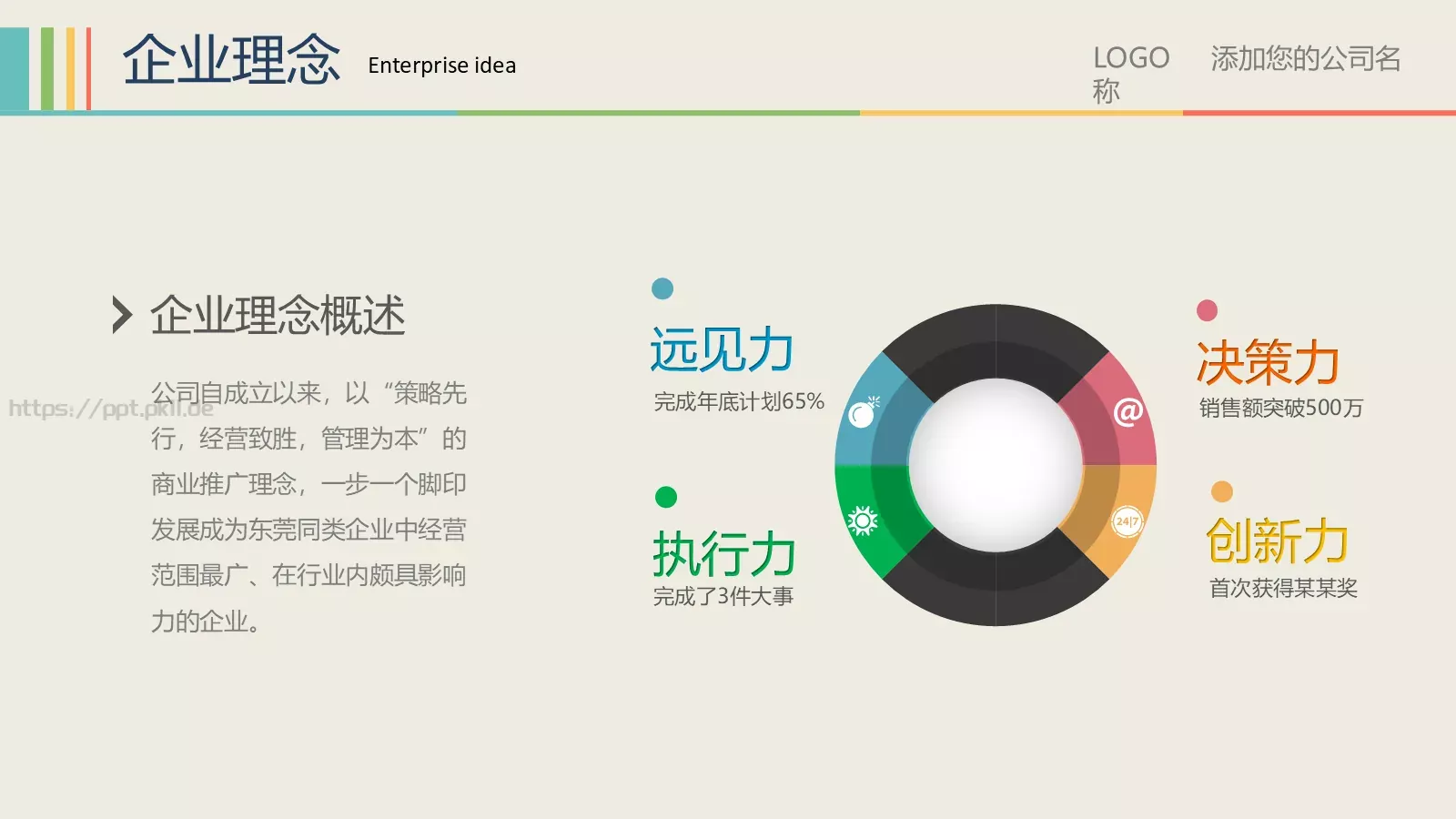 年终总结暨新年计划PPT模板 第 14 页预览图