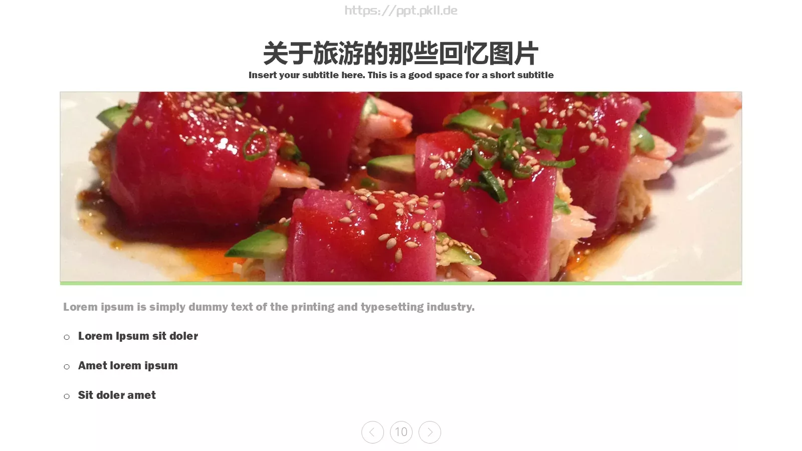 旅游旅行让生活更美好PPT模板 第 10 页预览图
