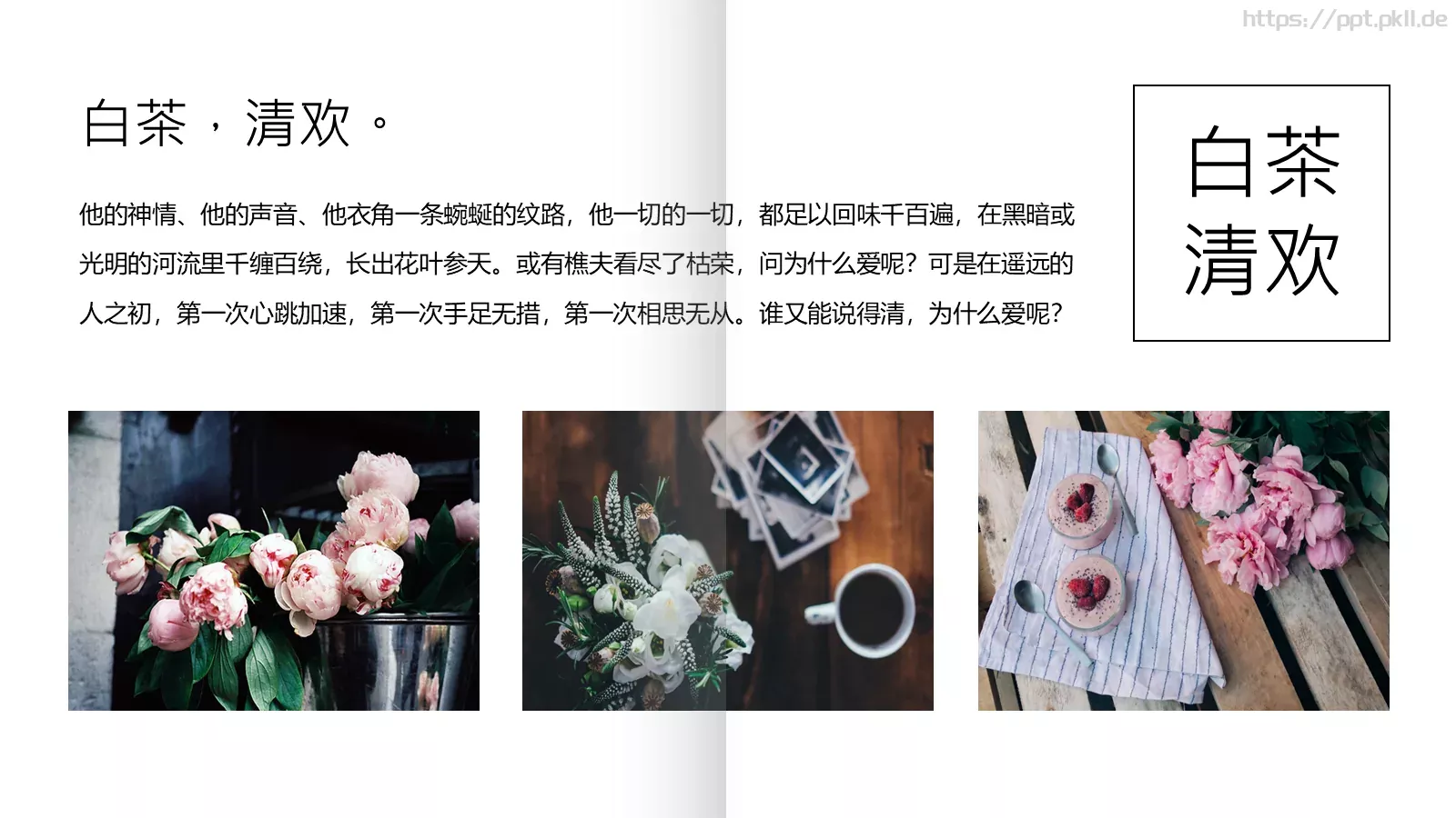 通用模板白茶清欢通用 第 10 页预览图