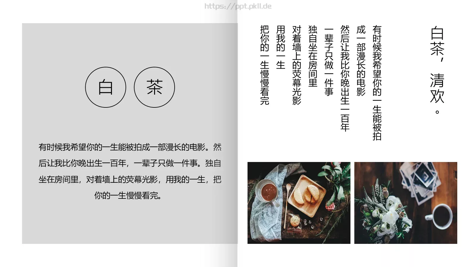 通用模板白茶清欢通用 第 23 页预览图