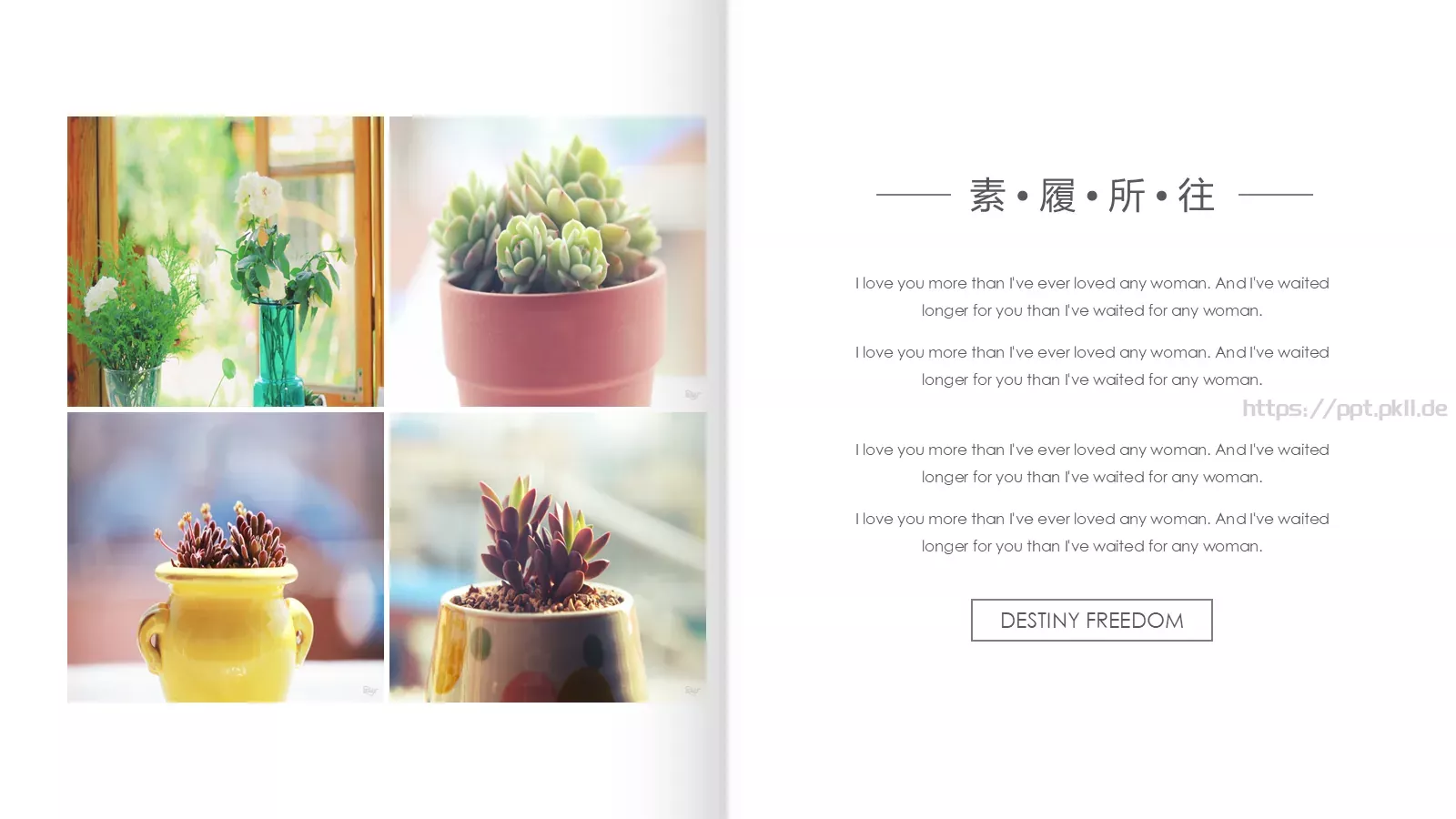 素 履 所 往PPT模板 第 7 页预览图