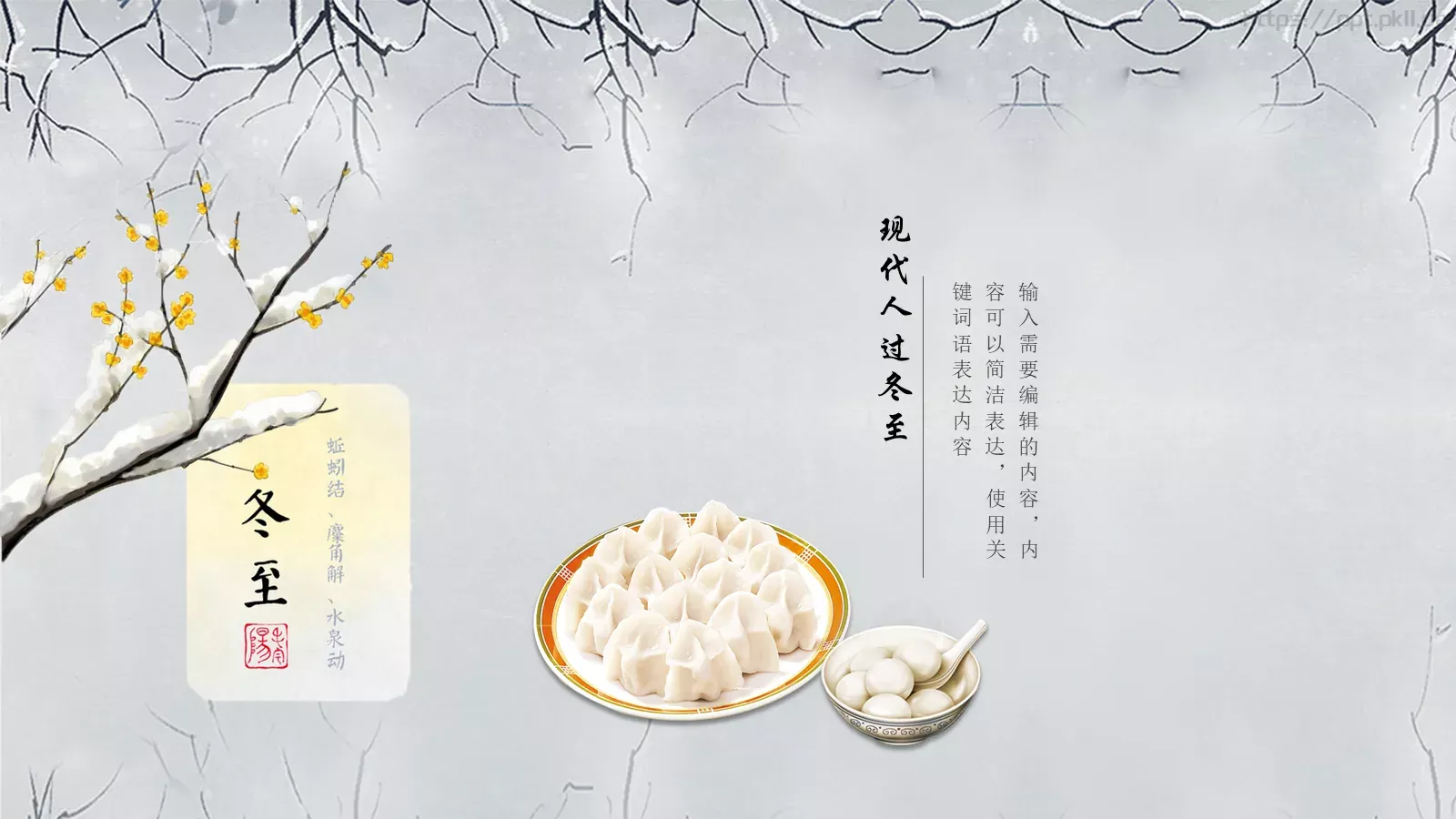 北方水饺PPT模板 第 21 页预览图