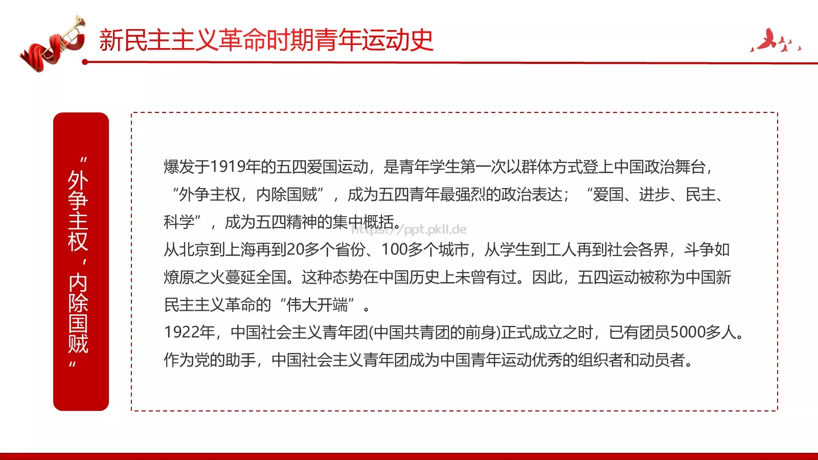 团支部主讲人PPT模板 第 6 页预览图