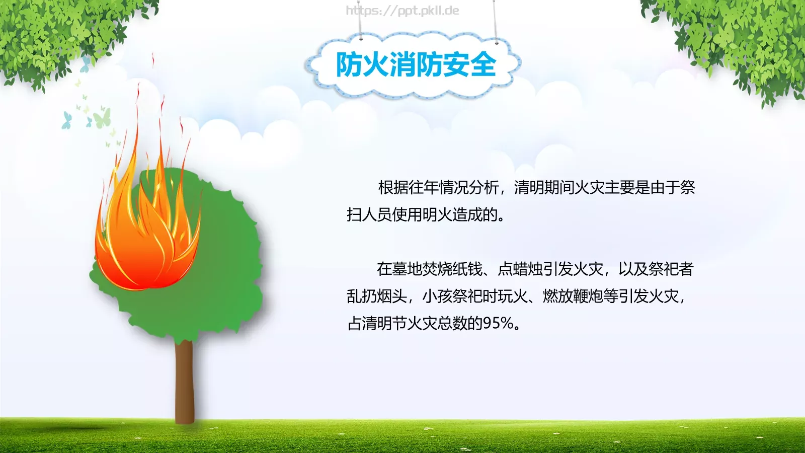 清明节假期安全教育PPT模板 第 6 页预览图