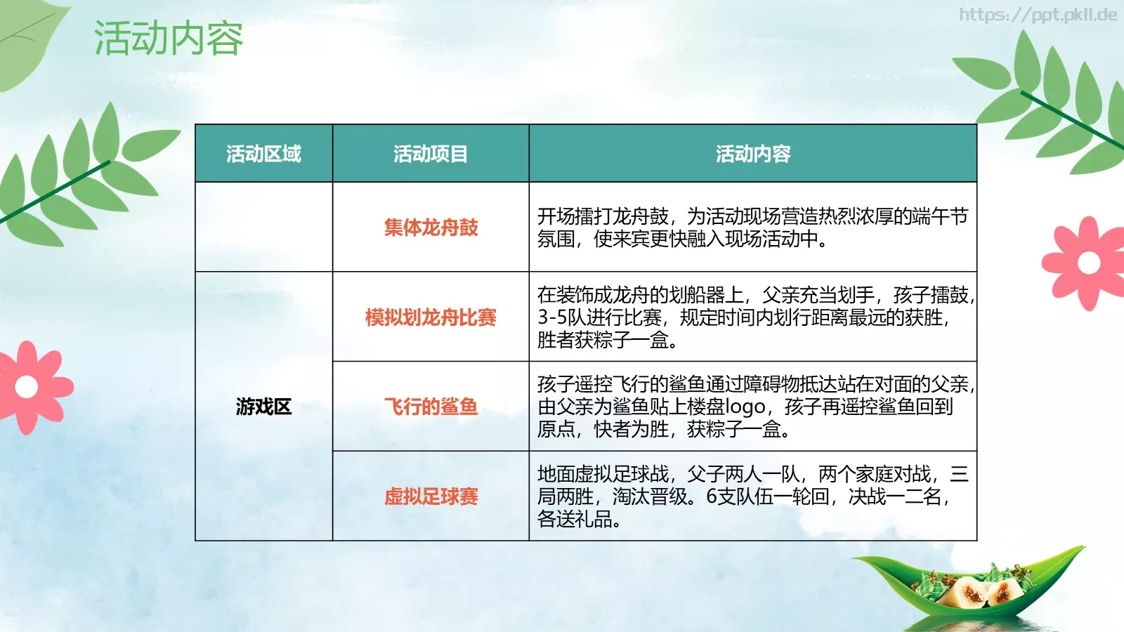 端午父亲节嘉年华活动策划PPT模板 第 7 页预览图