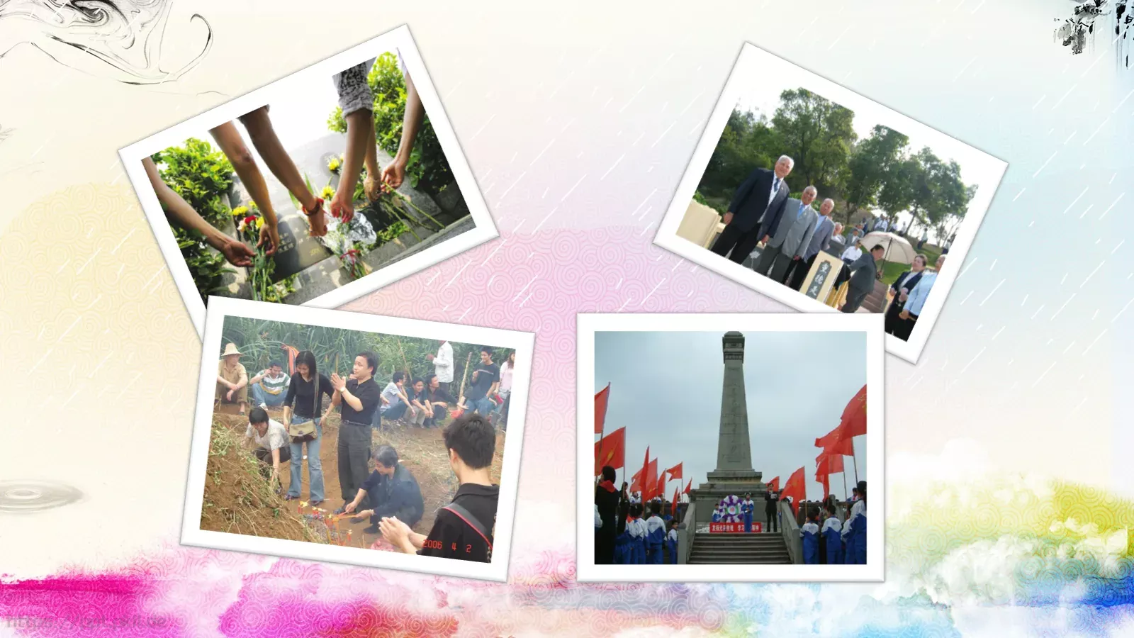 清明节主题汇报PPT模板 第 21 页预览图