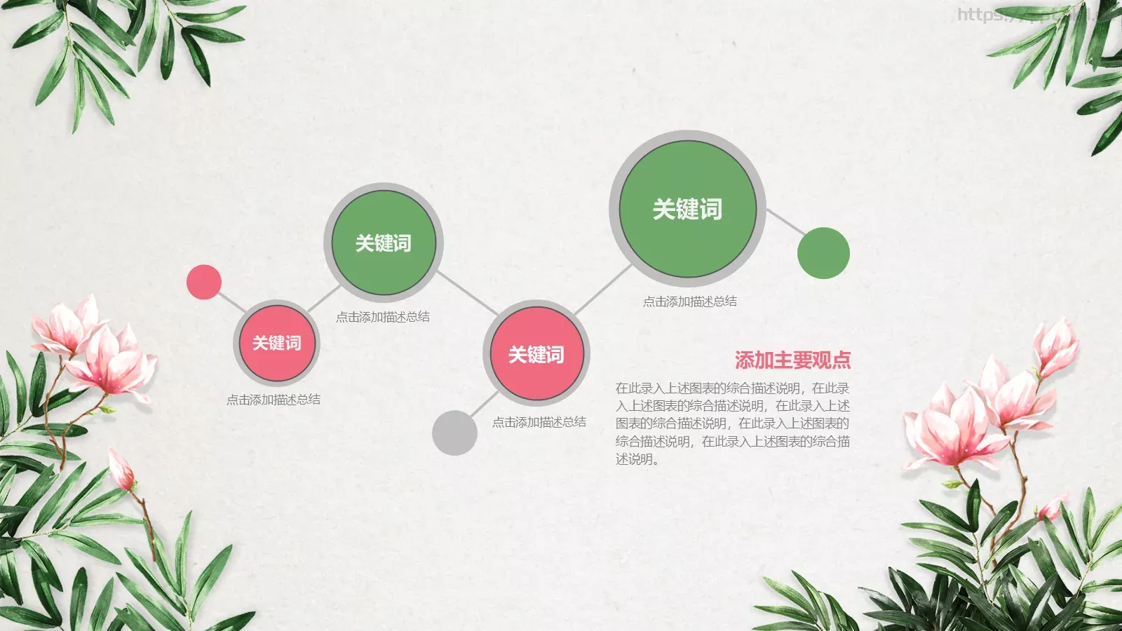 通用模板清新古典花卉 第 13 页预览图