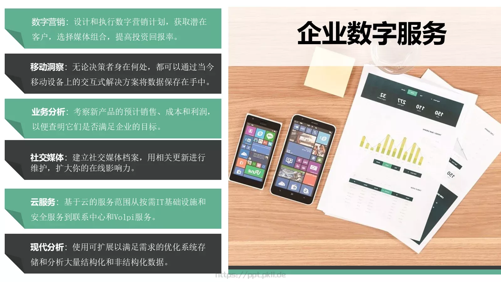 企业数字服务PPT模板 第 12 页预览图
