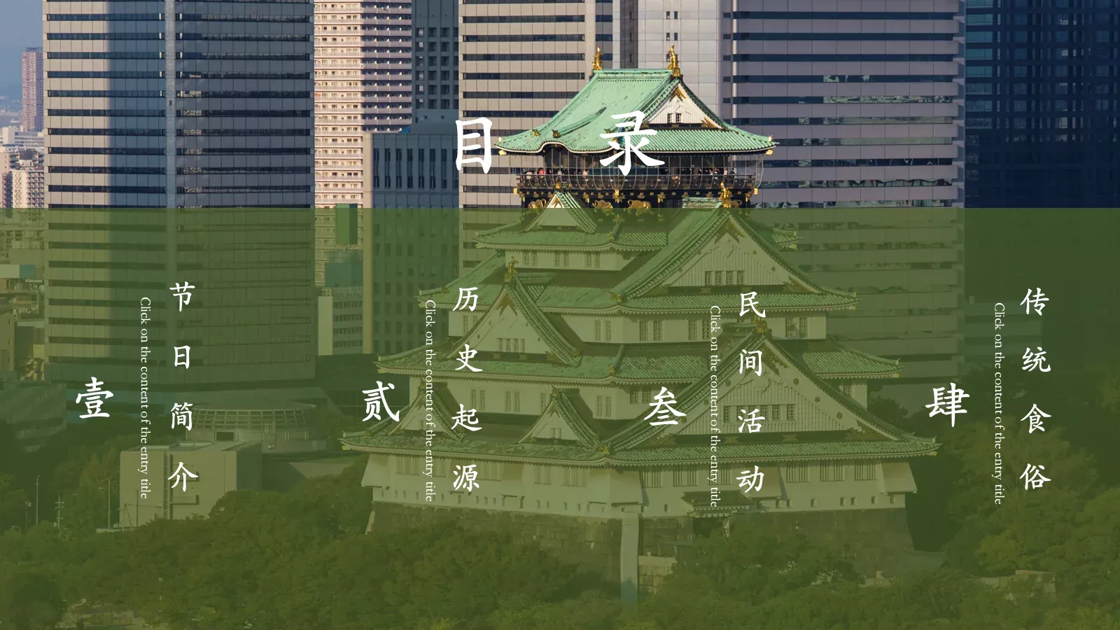 端午节节日介绍通用PPT模板 第 2 页缩略图