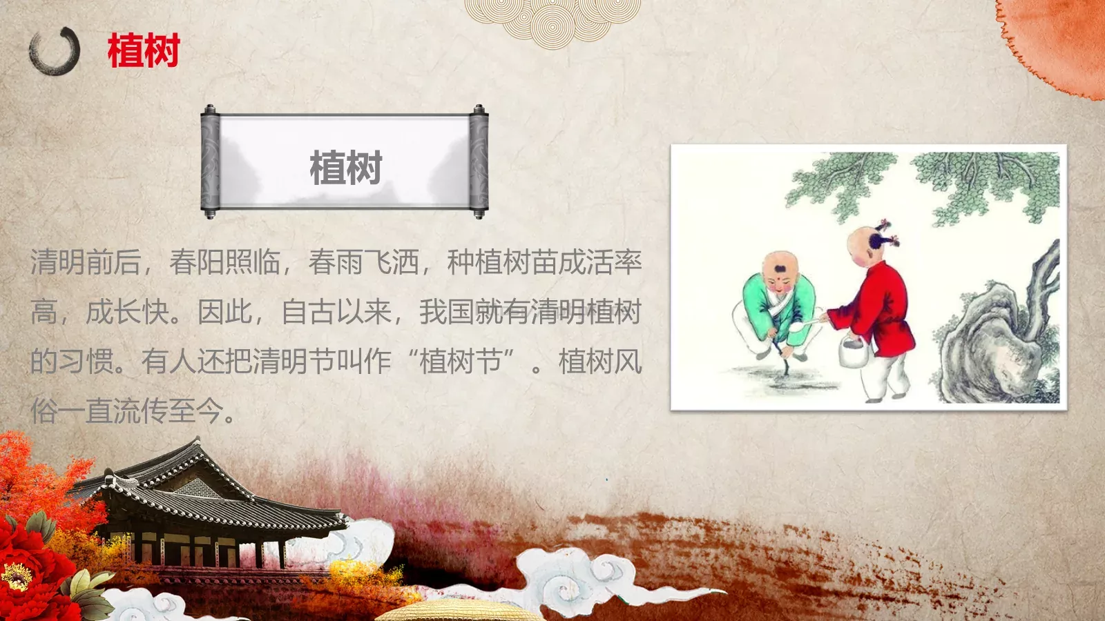清明节成品PPT模板 第 17 页预览图