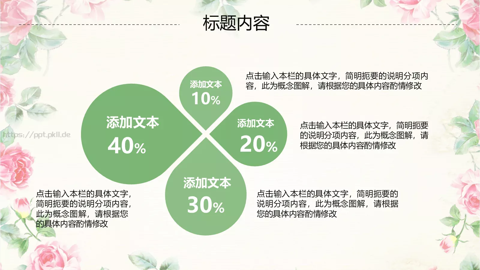 文艺清爽工作汇报PPT模板 第 8 页预览图