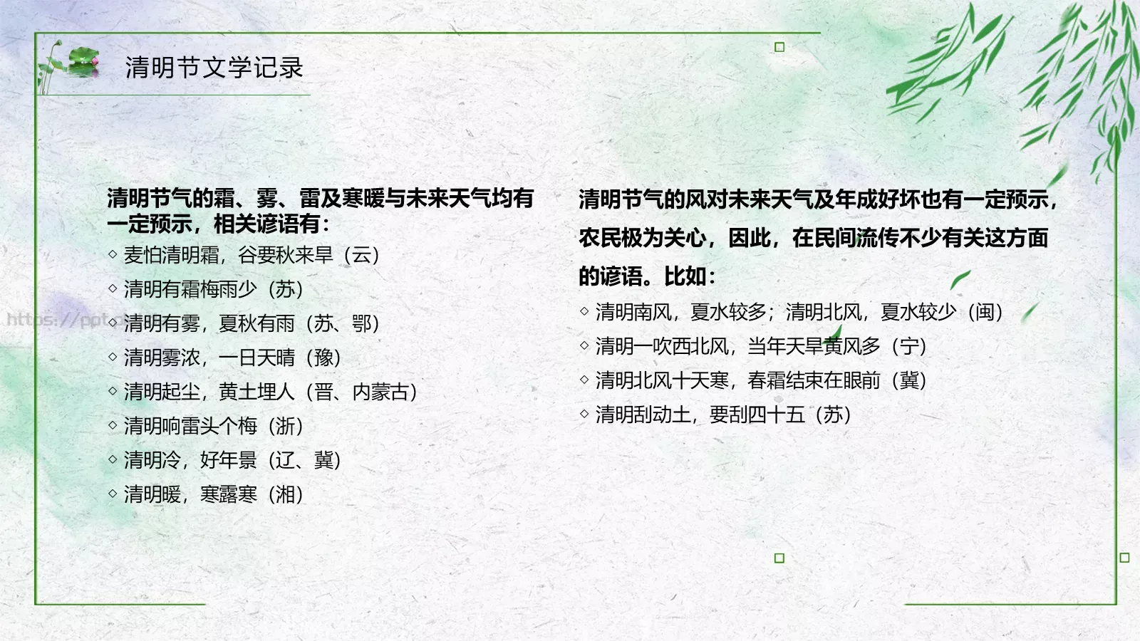 清明节PPT模板 第 24 页预览图