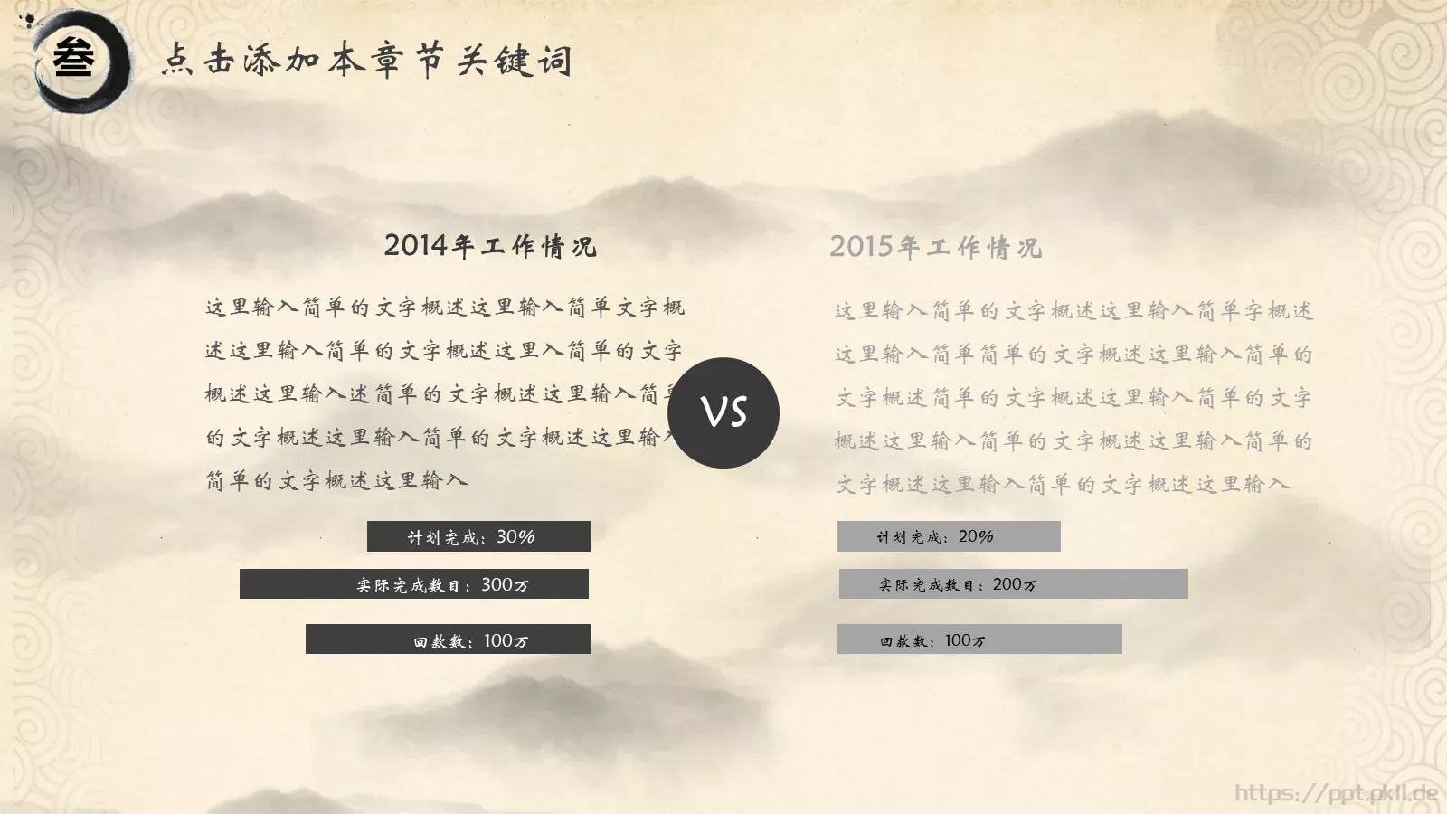 中国国学传统文化PPT模板 第 15 页预览图