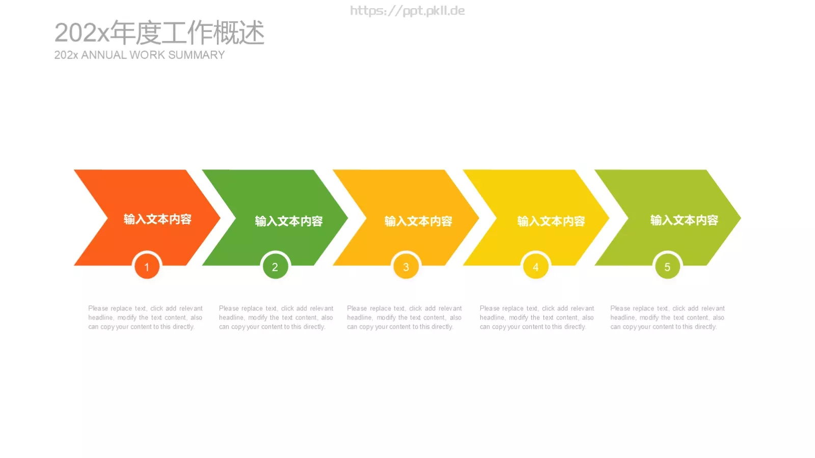 工作汇报PPT模板 第 5 页预览图