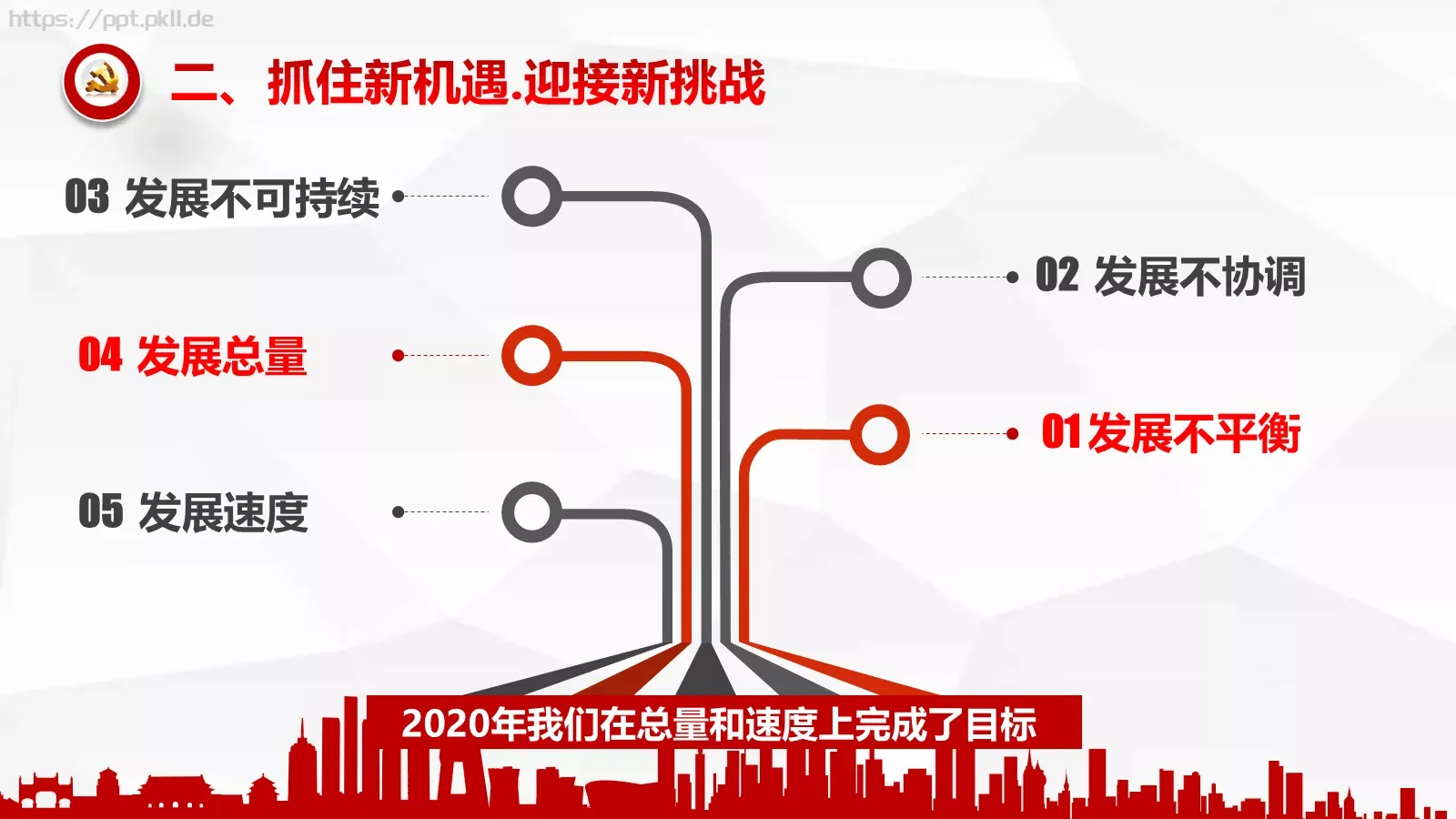 党政党建中国梦而奋斗PPT模板 第 14 页预览图
